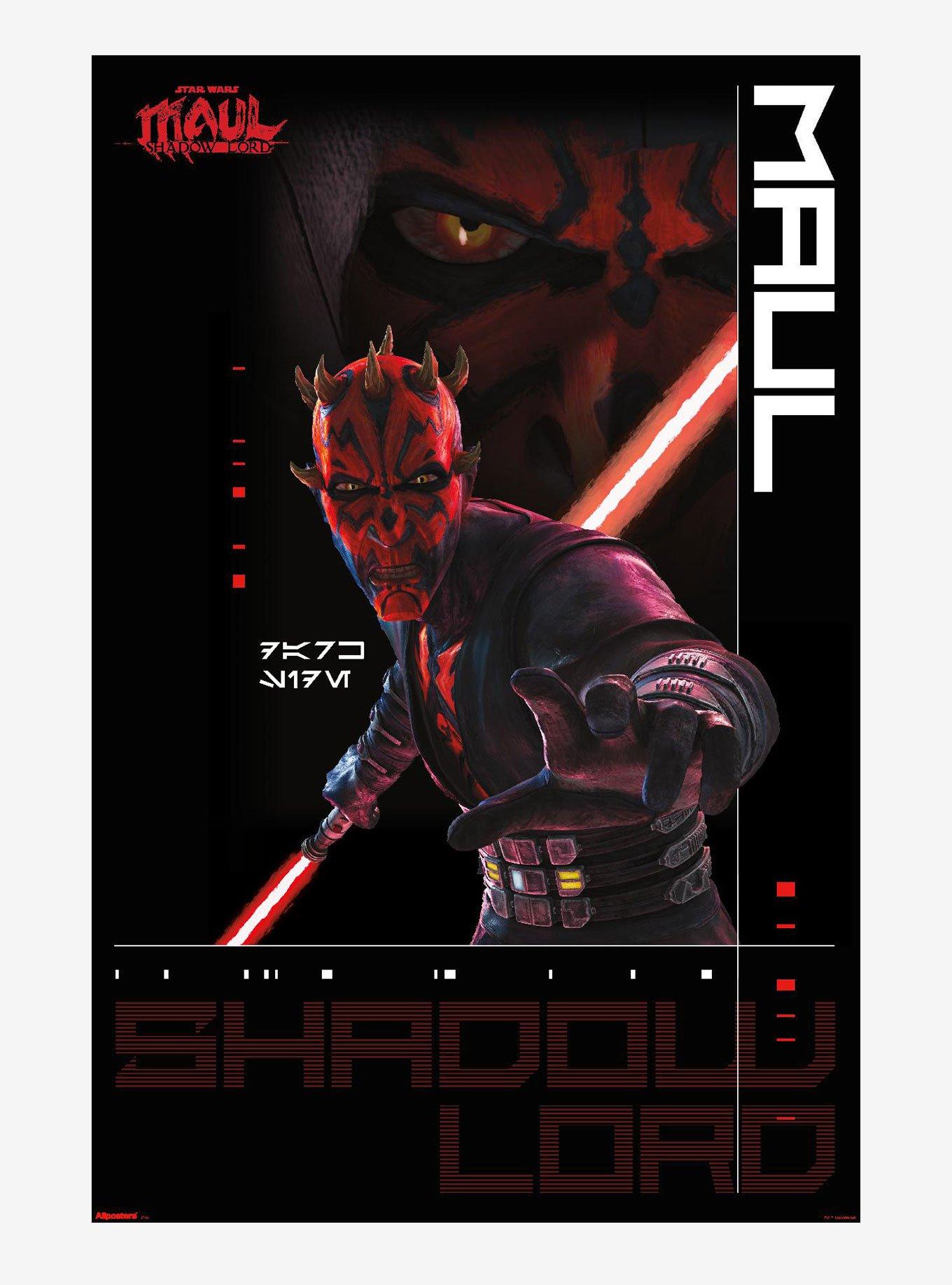 Star Wars: Maul &ndash; Shadow Lord Lightsaber Poster, , hi-res