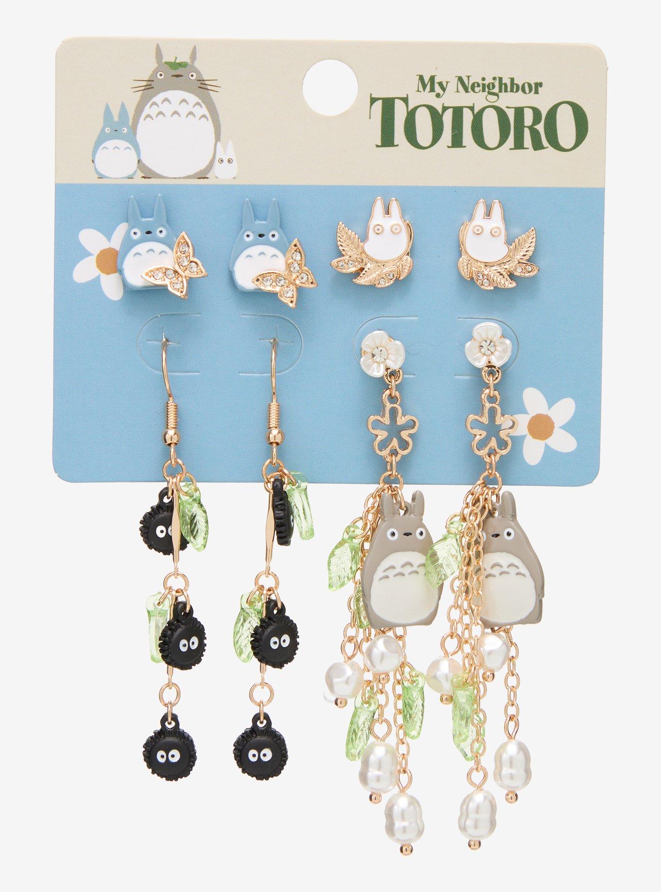 Studio Ghibli&reg; My Neighbor Totoro Floral Totoros Earring Set - BoxLunch Exclusive, , hi-res