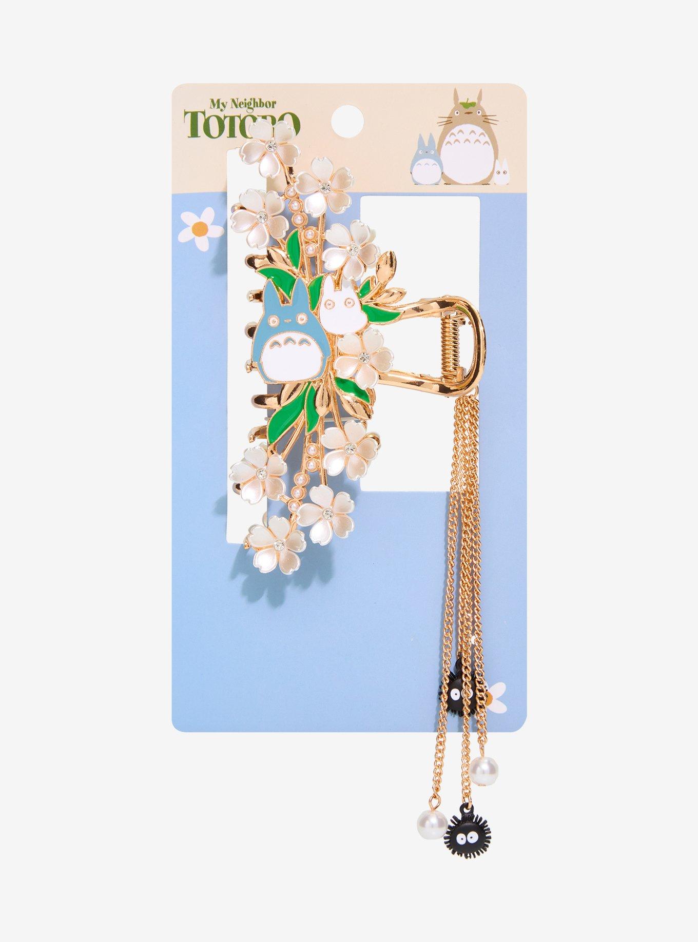 Studio Ghibli&reg; My Neighbor Totoro Floral Claw Clip with Charms - BoxLunch Exclusive, , hi-res