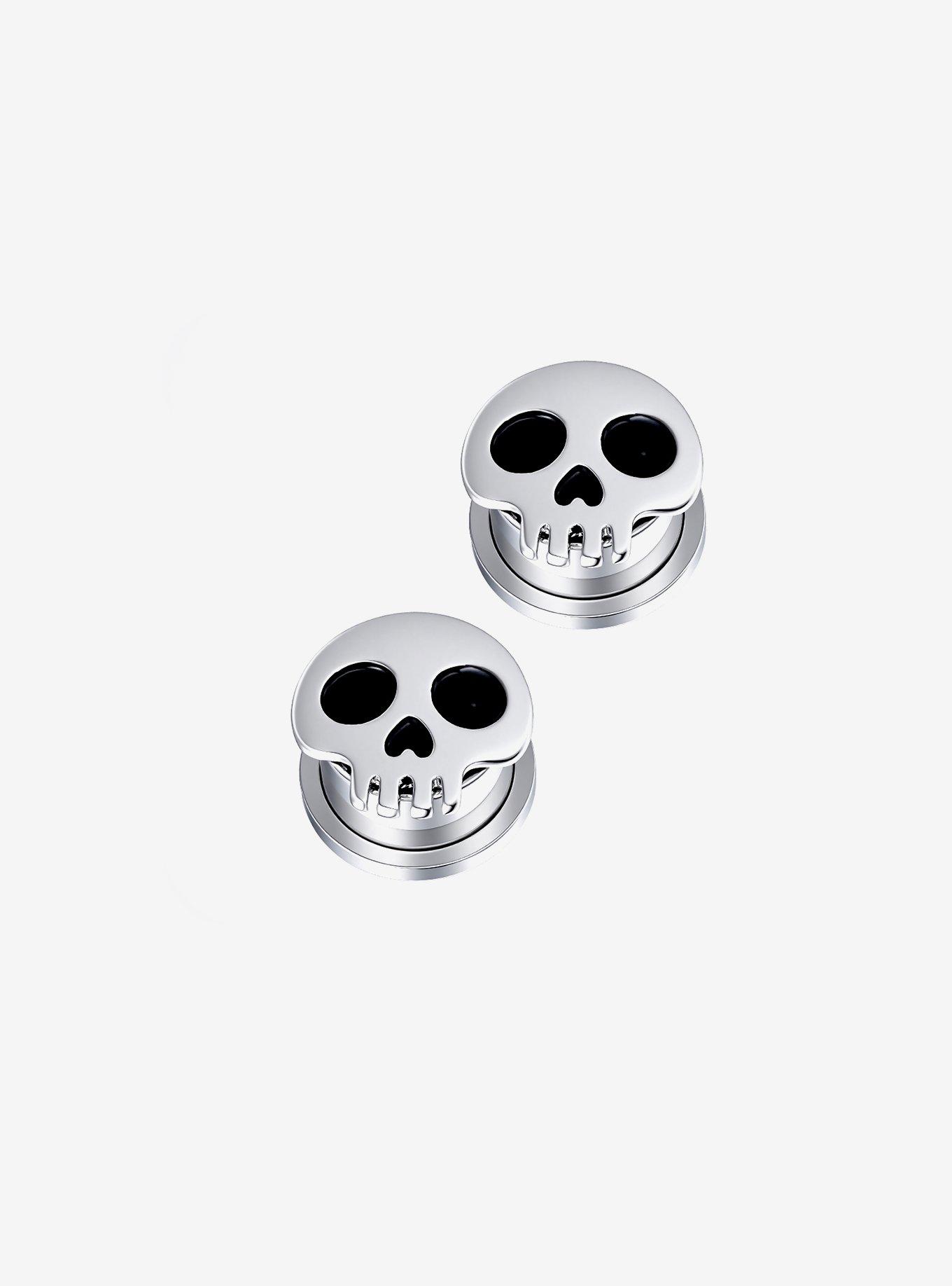 Steel Skull Plug 2 Pack, , hi-res