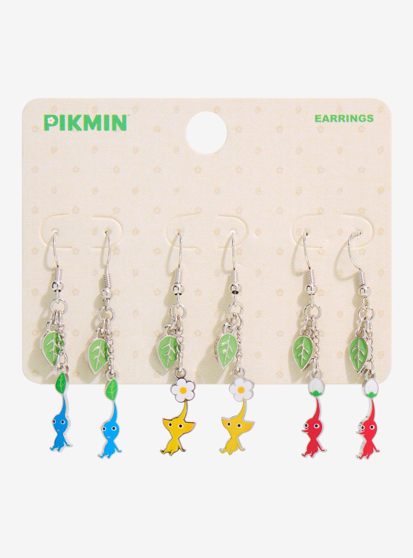 Pikmin Character Drop Earring Set, , hi-res