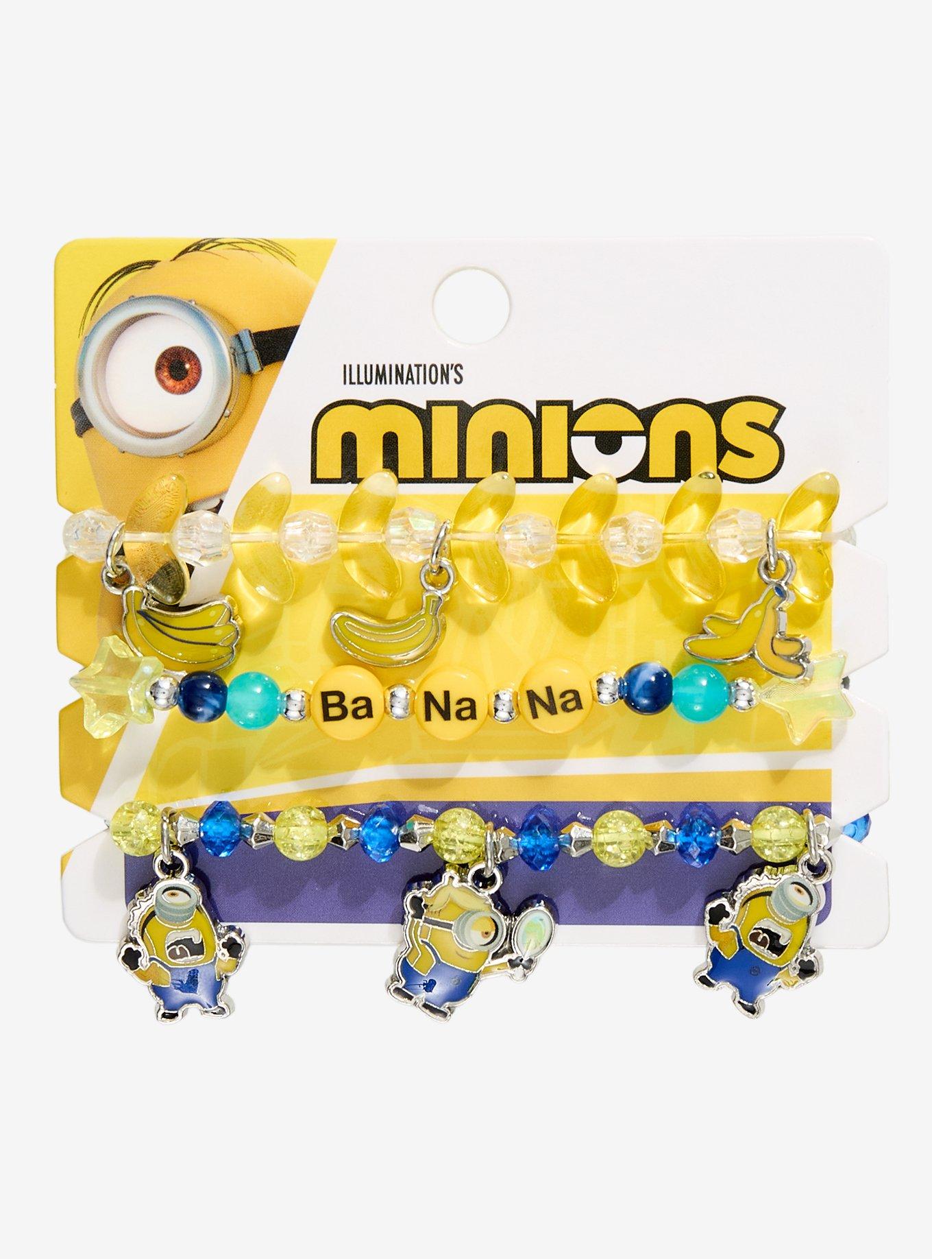 Minion Banana Bead Bracelet Set, , hi-res