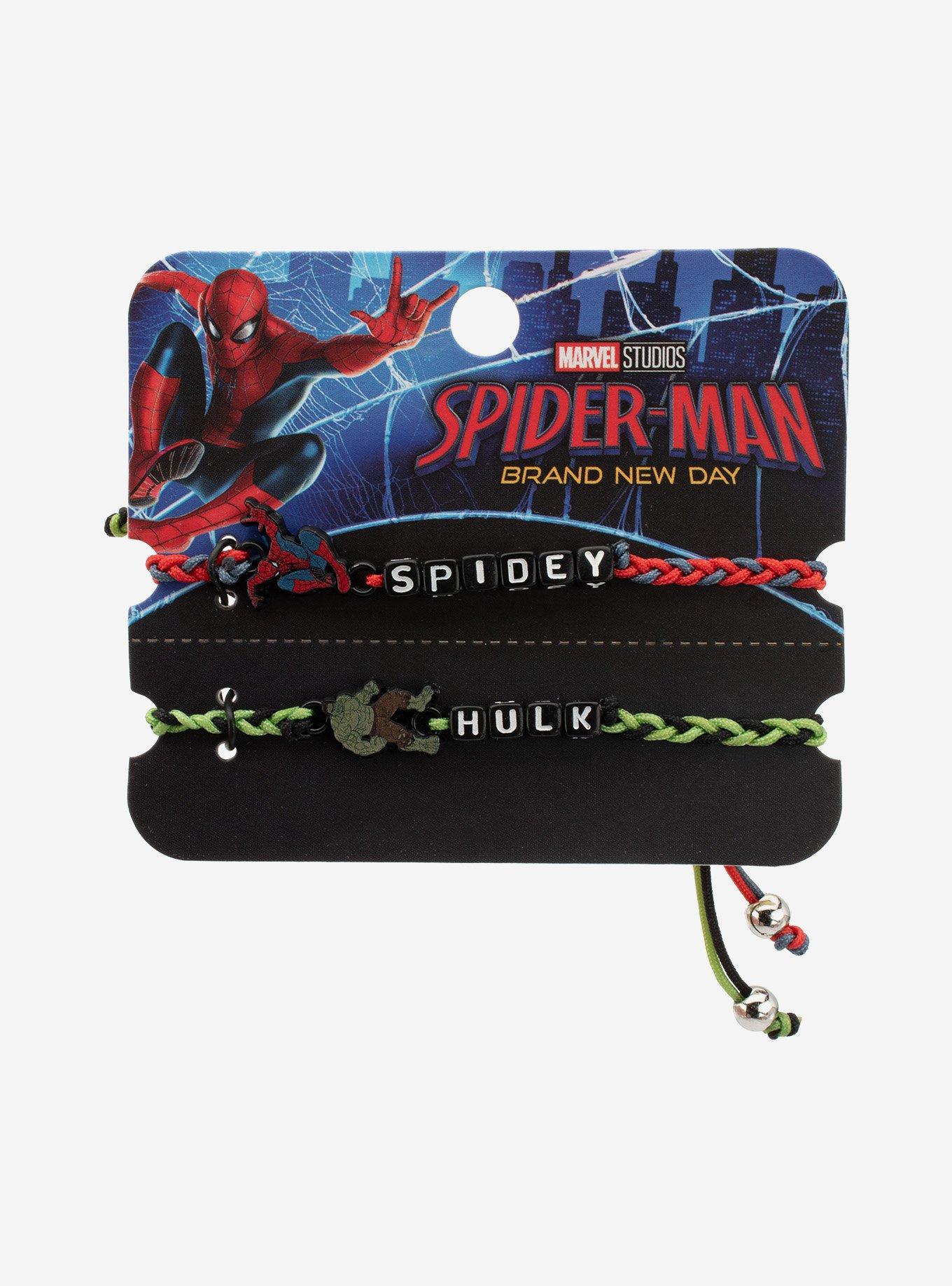 Marvel Spider-Man: Brand New Day Spidey & Hulk Best Friend Cord Bracelet Set, , hi-res