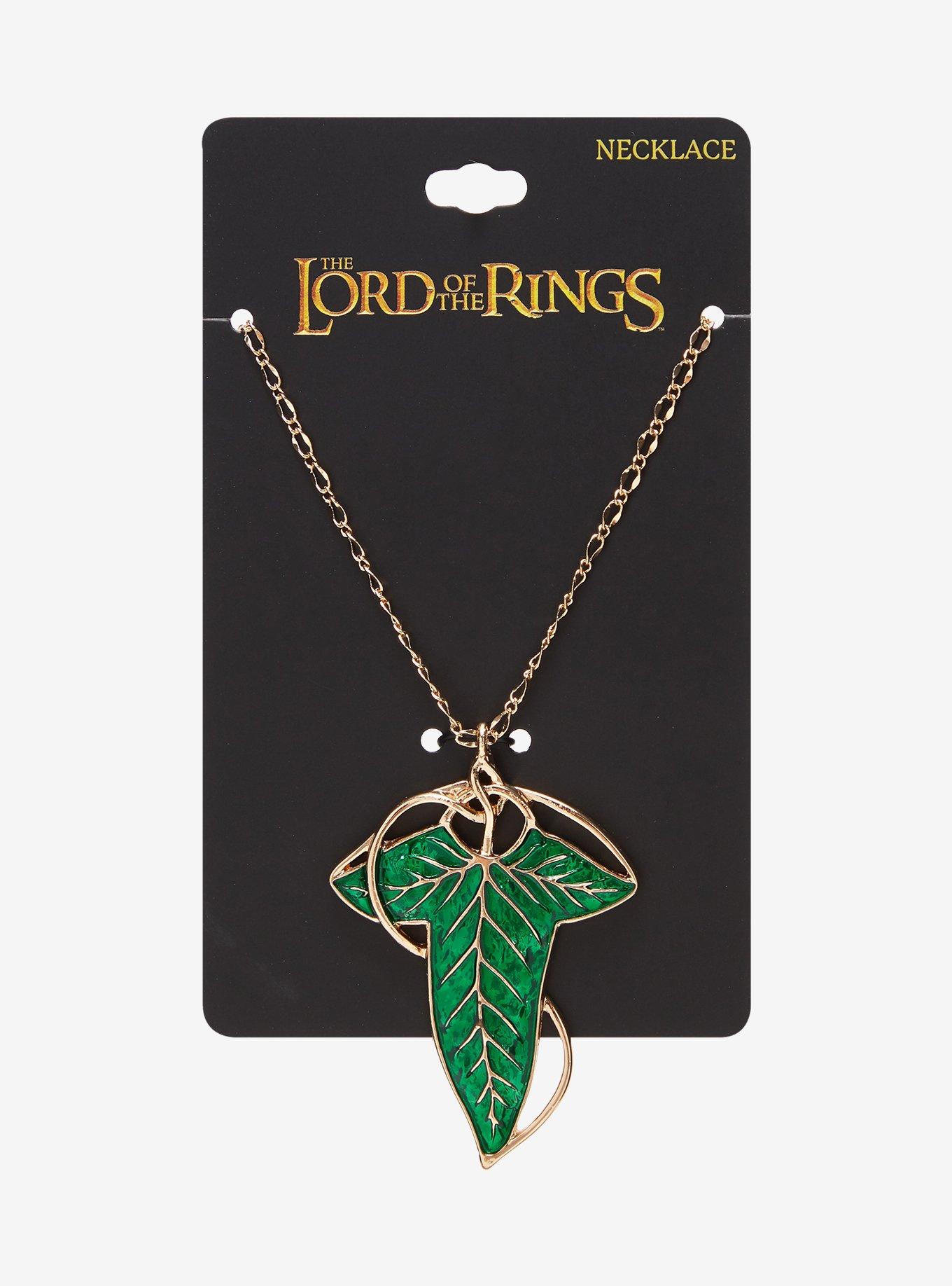 The Lord Of The Rings Leaf Of L&oacute;rien Necklace, , hi-res