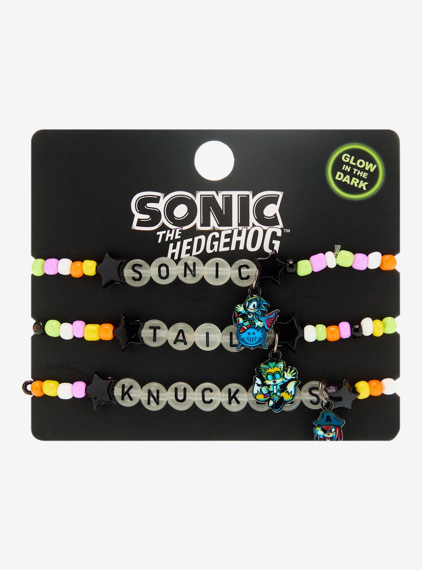 Sonic The Hedgehog Halloween Glow-In-The-Dark Bead Bracelet Set, , hi-res