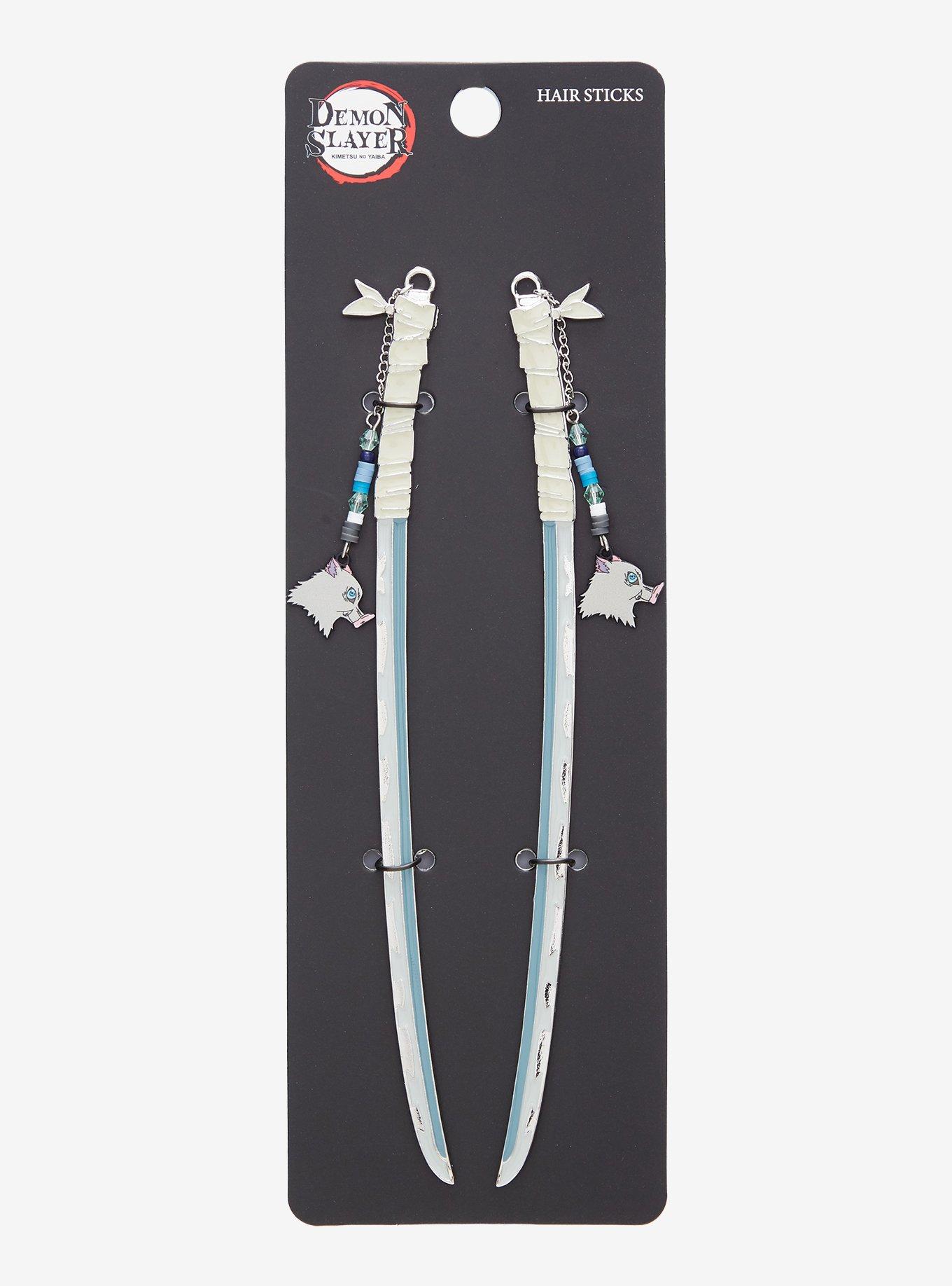 Demon Slayer: Kimetsu No Yaiba Inosuke Sword Hair Stick Set