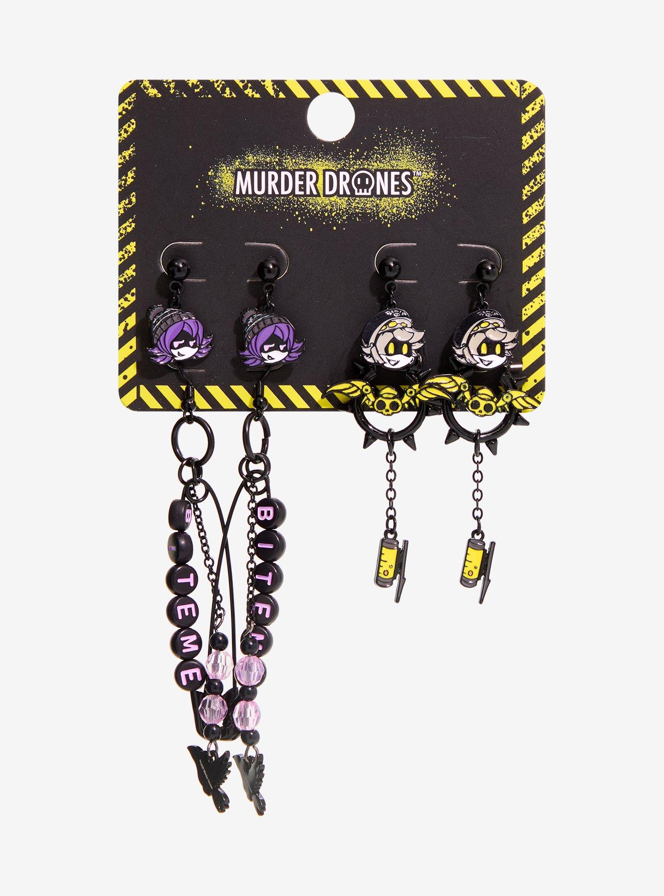 Murder Drones Uzi & N Earring Set, , hi-res