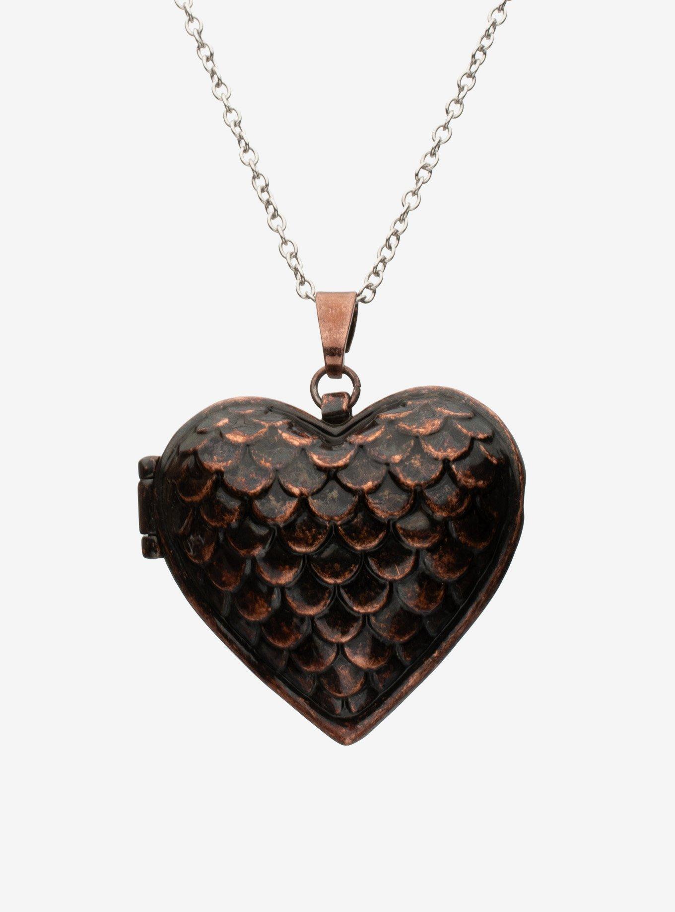 Universal Monsters Creature From The Black Lagoon Heart Locket Necklace, , hi-res