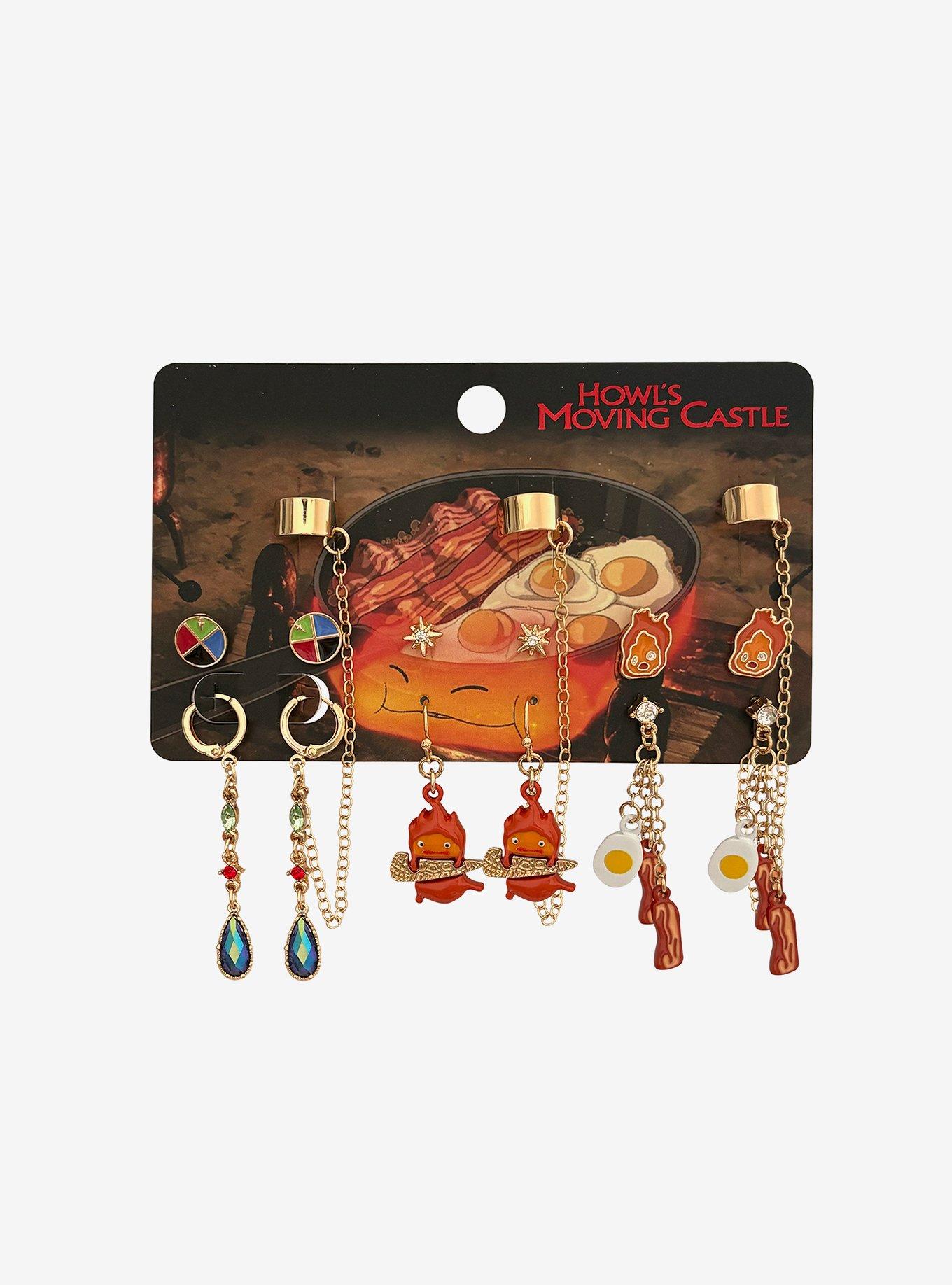 Studio Ghibli&reg; Howl's Moving Castle Calcifer Cuff Earring Set, , hi-res
