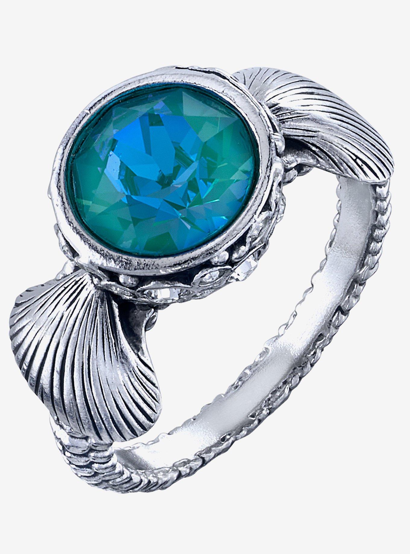 Disney x RockLove The Little Mermaid Seashell & Bubble Ring, , hi-res