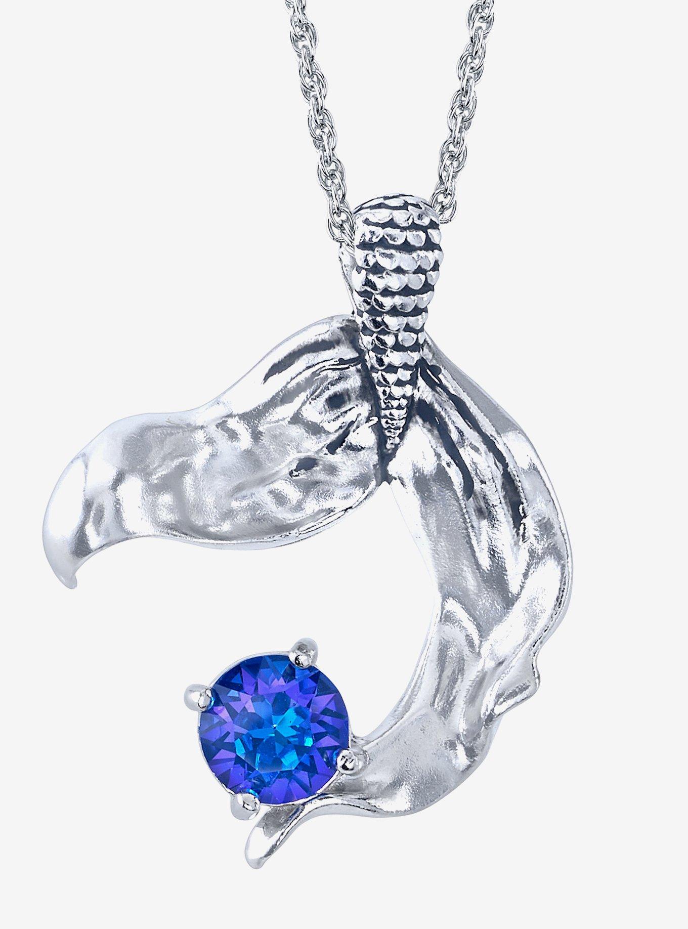 Disney x RockLove The Little Mermaid Tail Fin Pendant, , hi-res