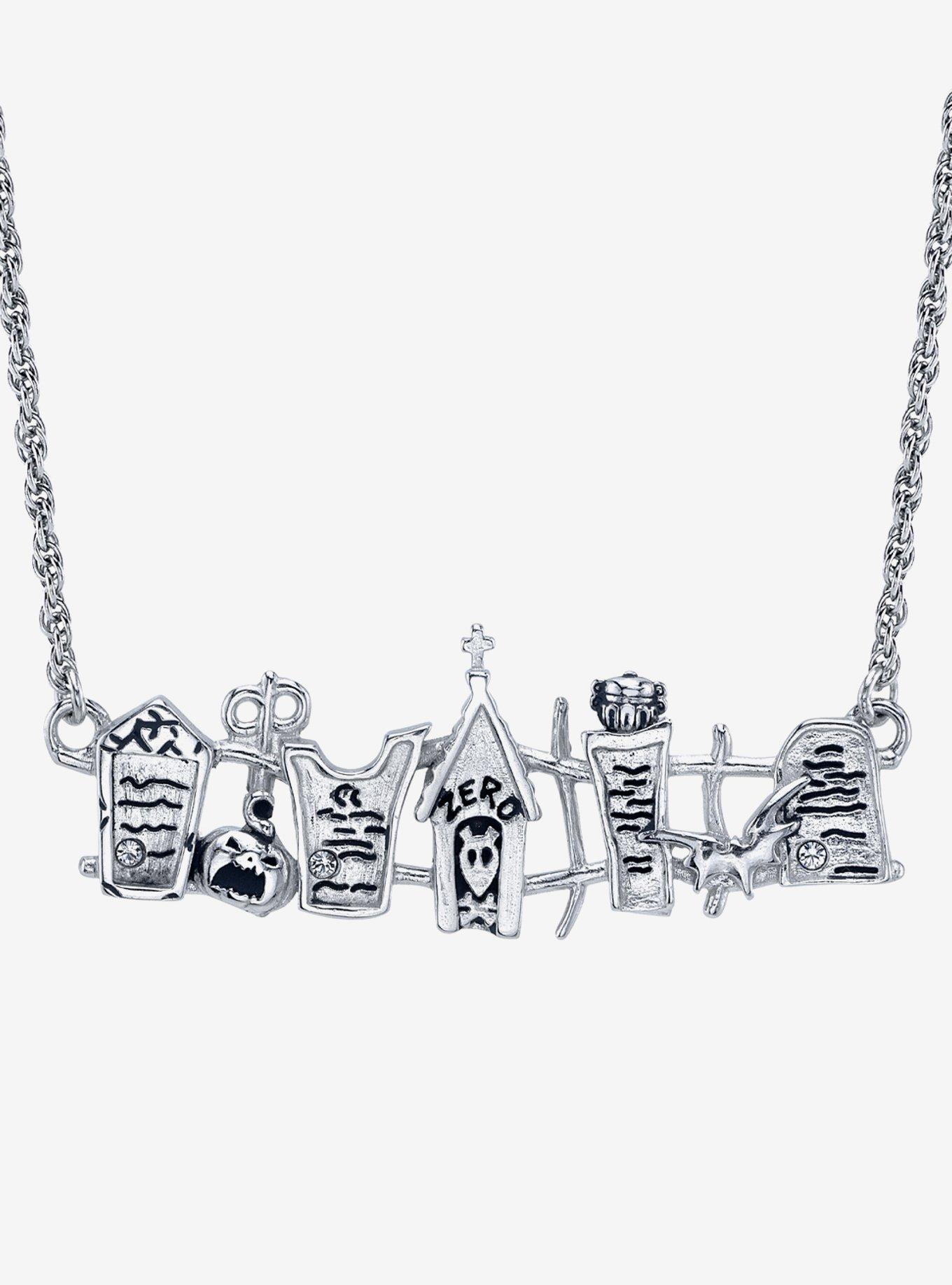 Disney x RockLove The Nightmare Before Christmas Eternal Love Necklace, , hi-res