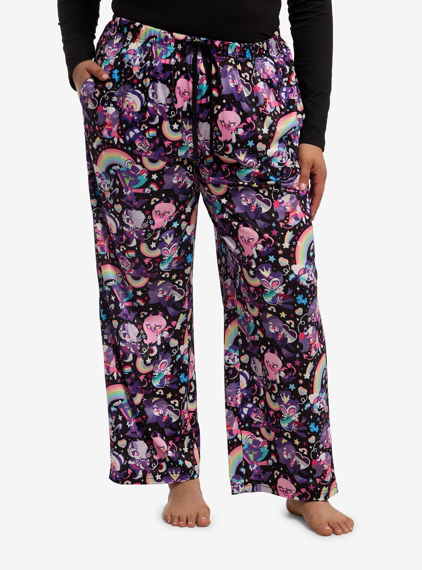 Helluva Boss Pride Chibi Pajama Pants Plus Size, , hi-res