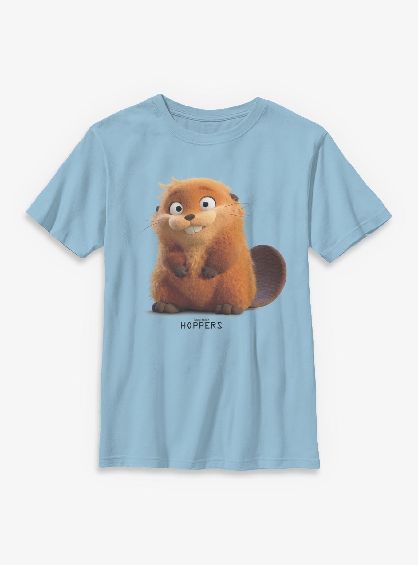 Disney Pixar Hoppers Mabel Beaver Youth Boys T-Shirt, LT BLUE, hi-res view 1