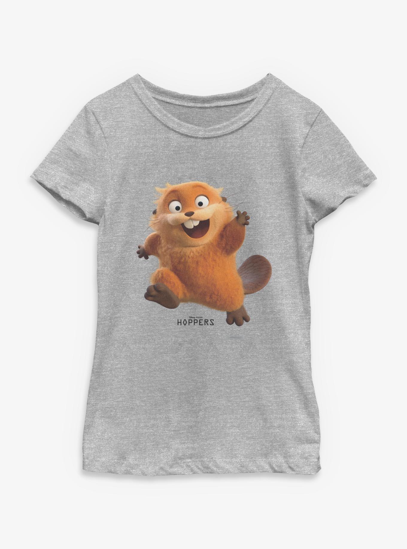 Disney Pixar Hoppers Happy Beaver Youth Girls T-Shirt, , hi-res