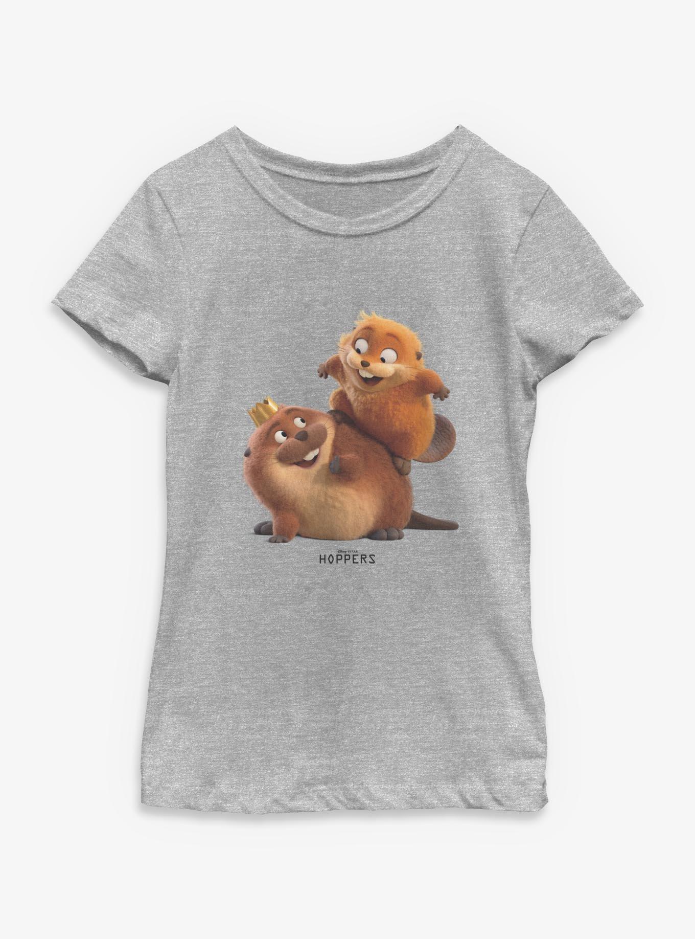Disney Pixar Hoppers King George And Mabel Youth Girls T-Shirt