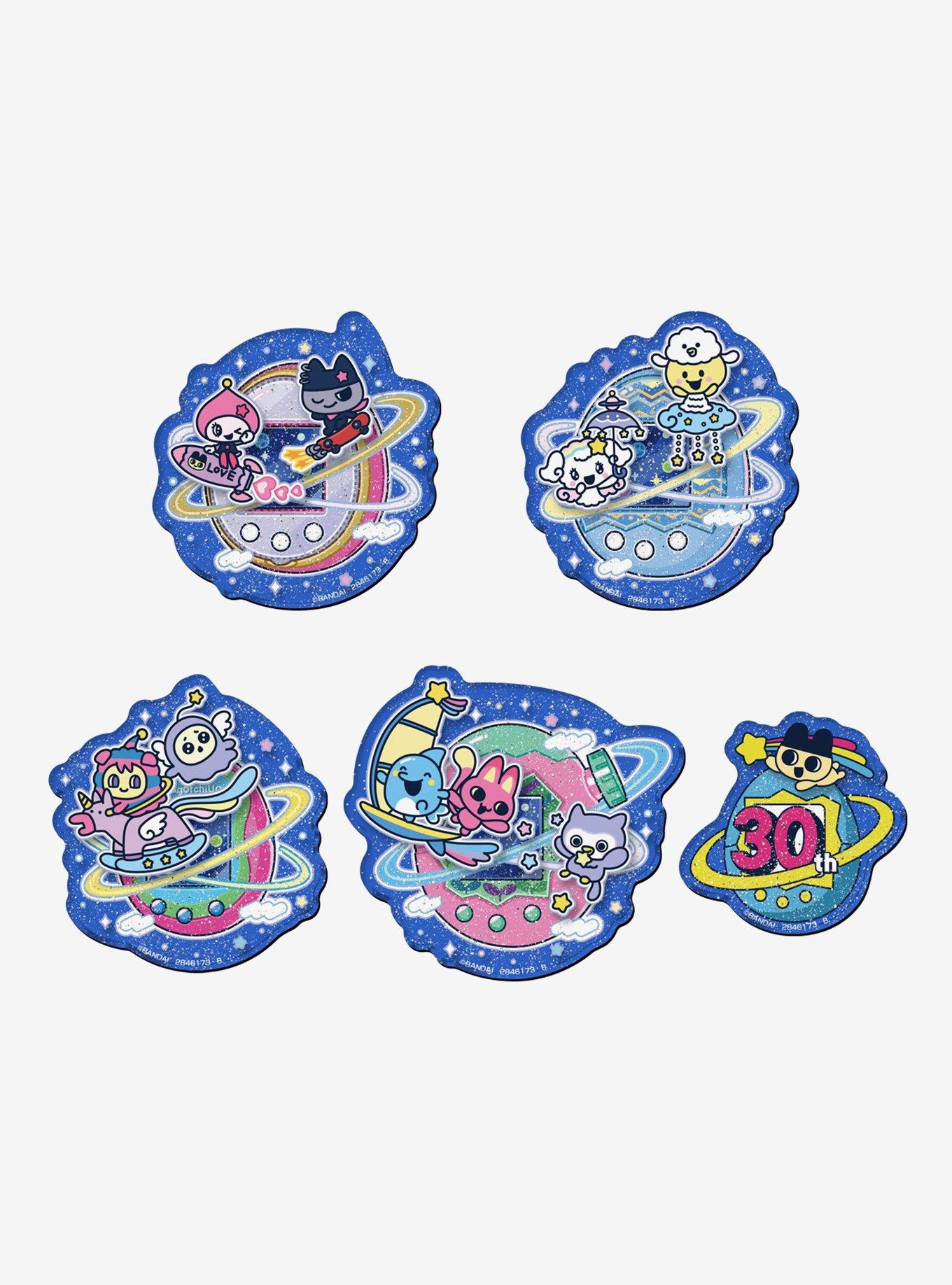 Bandai Namco Tamagotchi 30th Anniversary Blind Box Glitter Magnet, , hi-res view 1