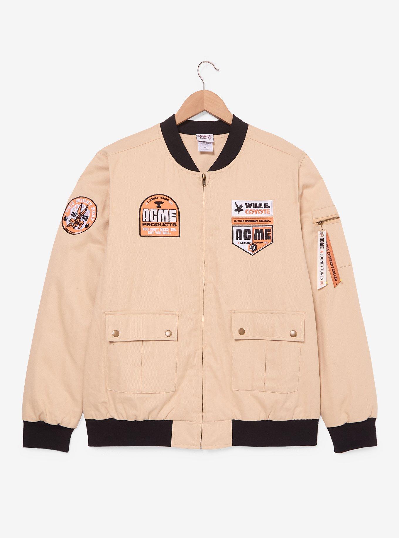 Looney Tunes Coyote Vs. ACME Bomber Jacket - BoxLunch Exclusive, , hi-res