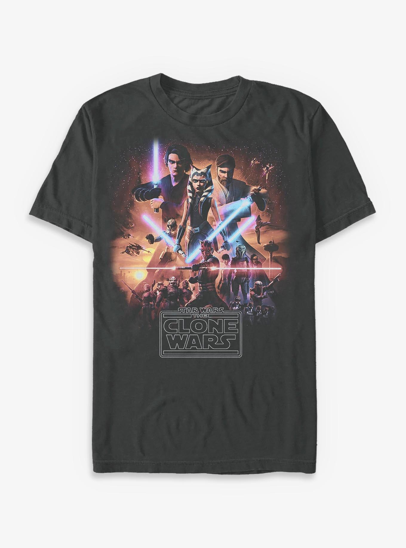 Star Wars: The Clone Wars Poster T-Shirt, , hi-res