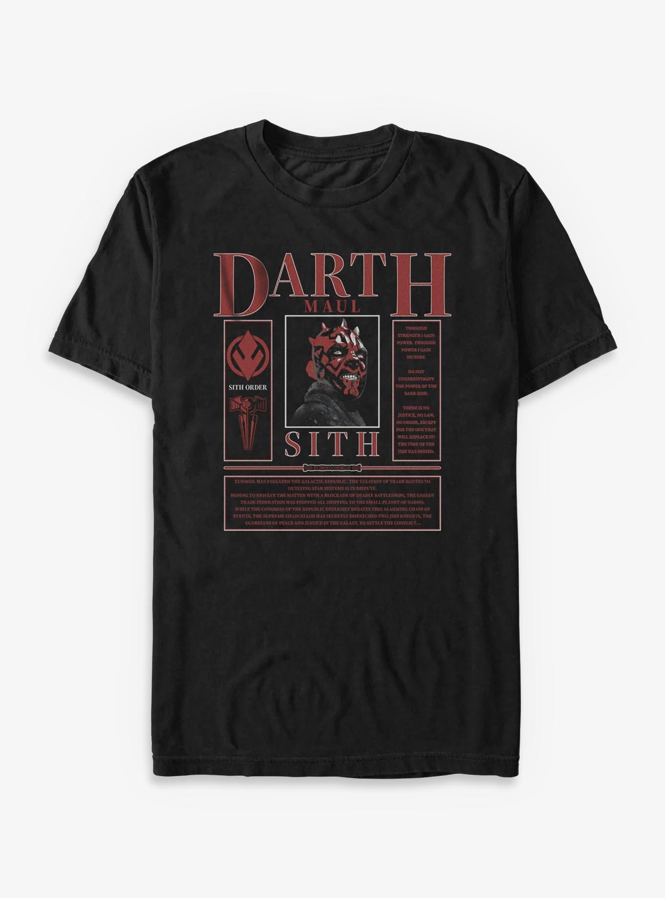 Star Wars Darth Maul Card T-Shirt