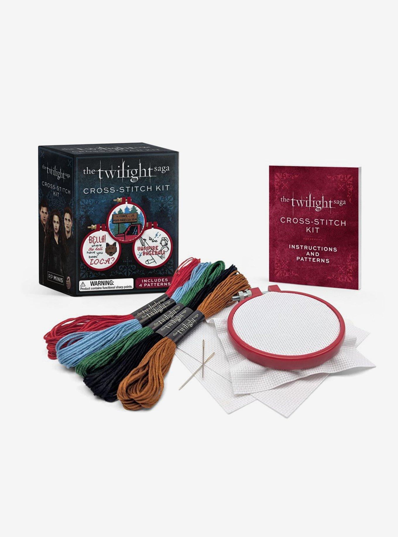 The Twilight Saga Cross-Stitch Kit Includes 4 Patterns