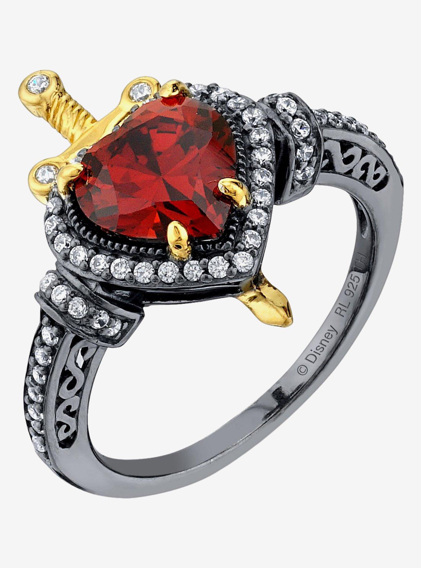 Disney x RockLove Snow White Dagger Heart Ring, , hi-res