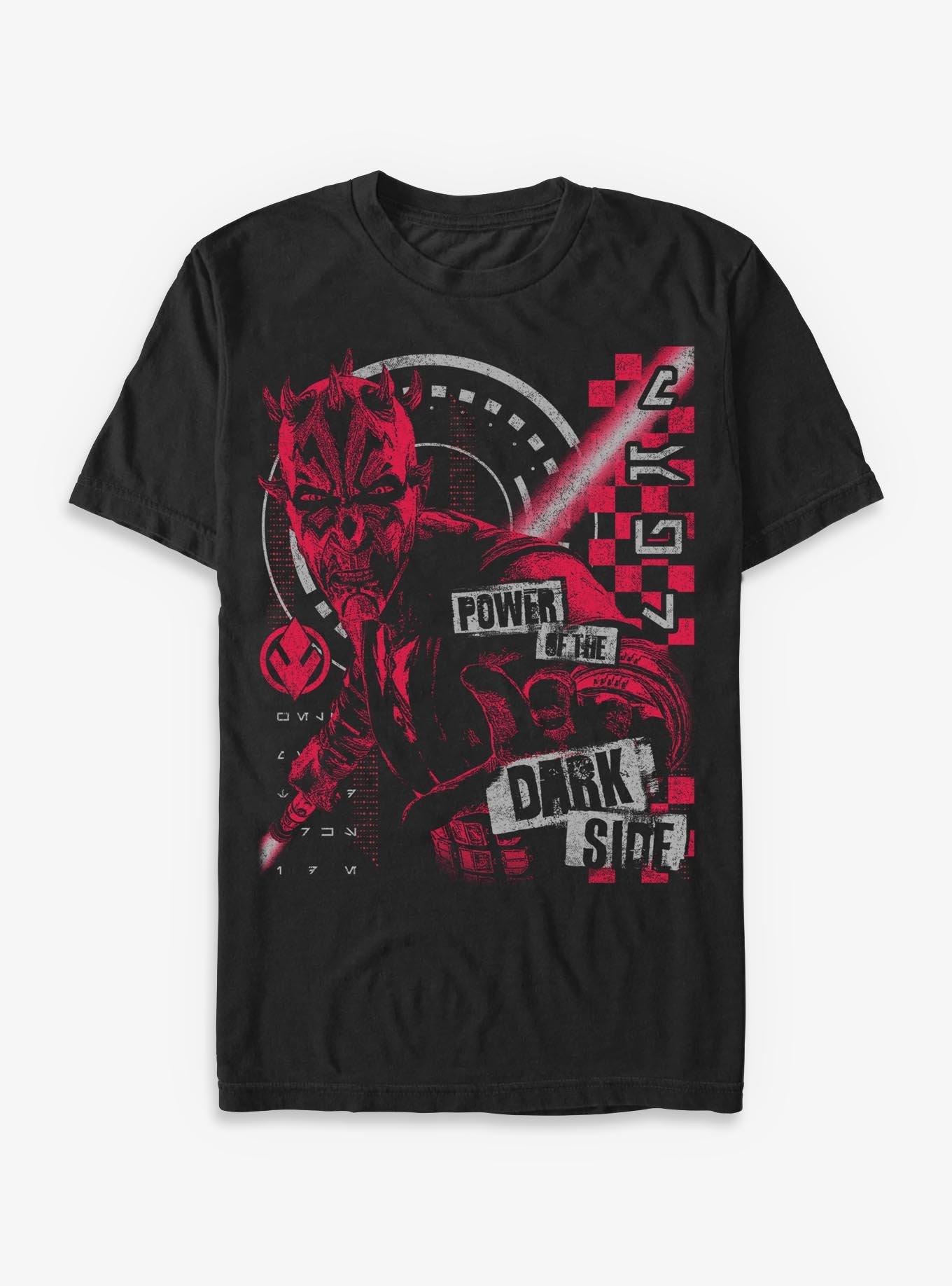 Star Wars: Maul Shadow Lord Power Of The Dark Side T-Shirt Hot Topic Exclusive, , hi-res