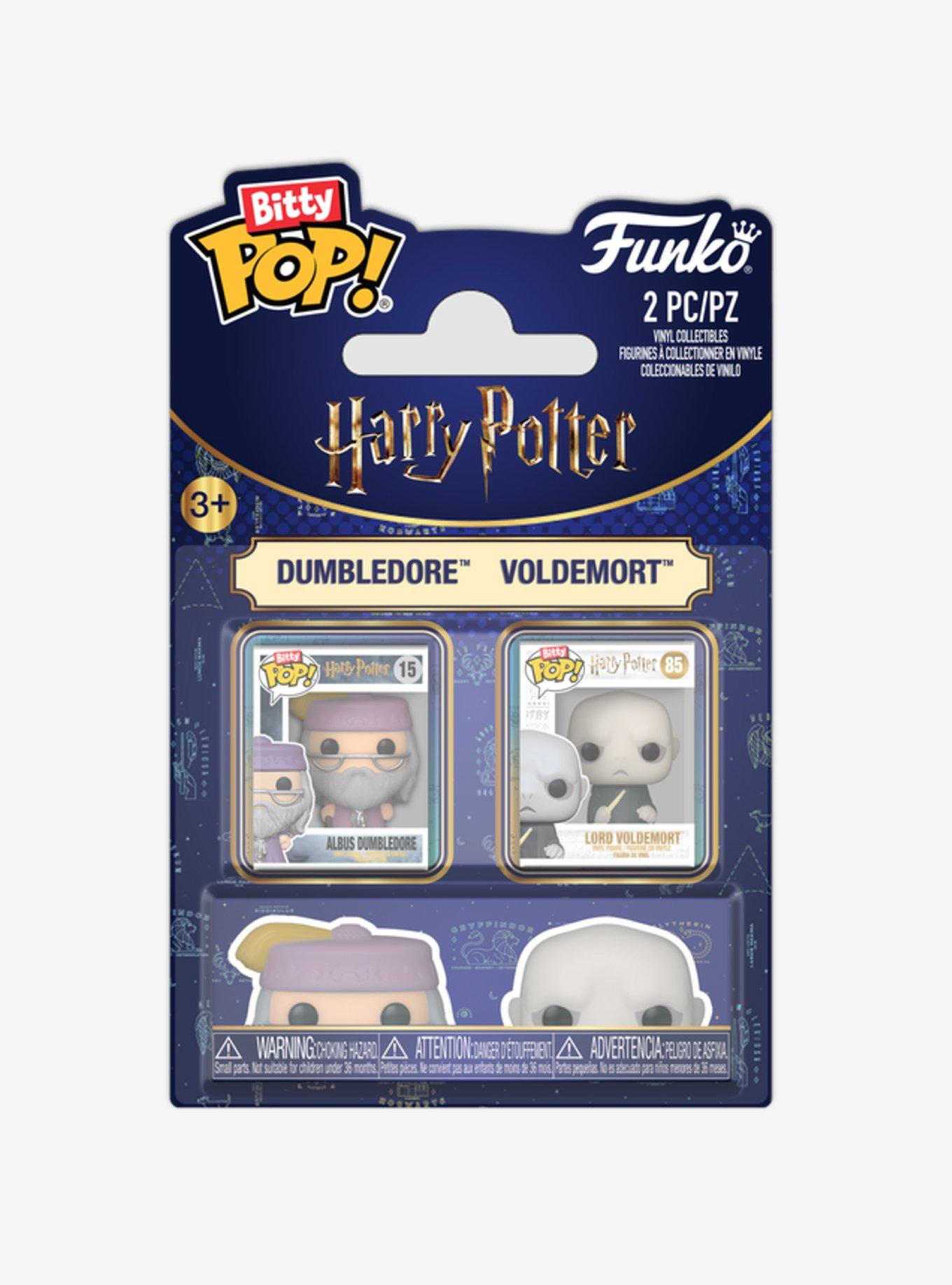 Funko Harry Potter Bitty Pop! Dumbledore & Voldemort Vinyl Figure Set