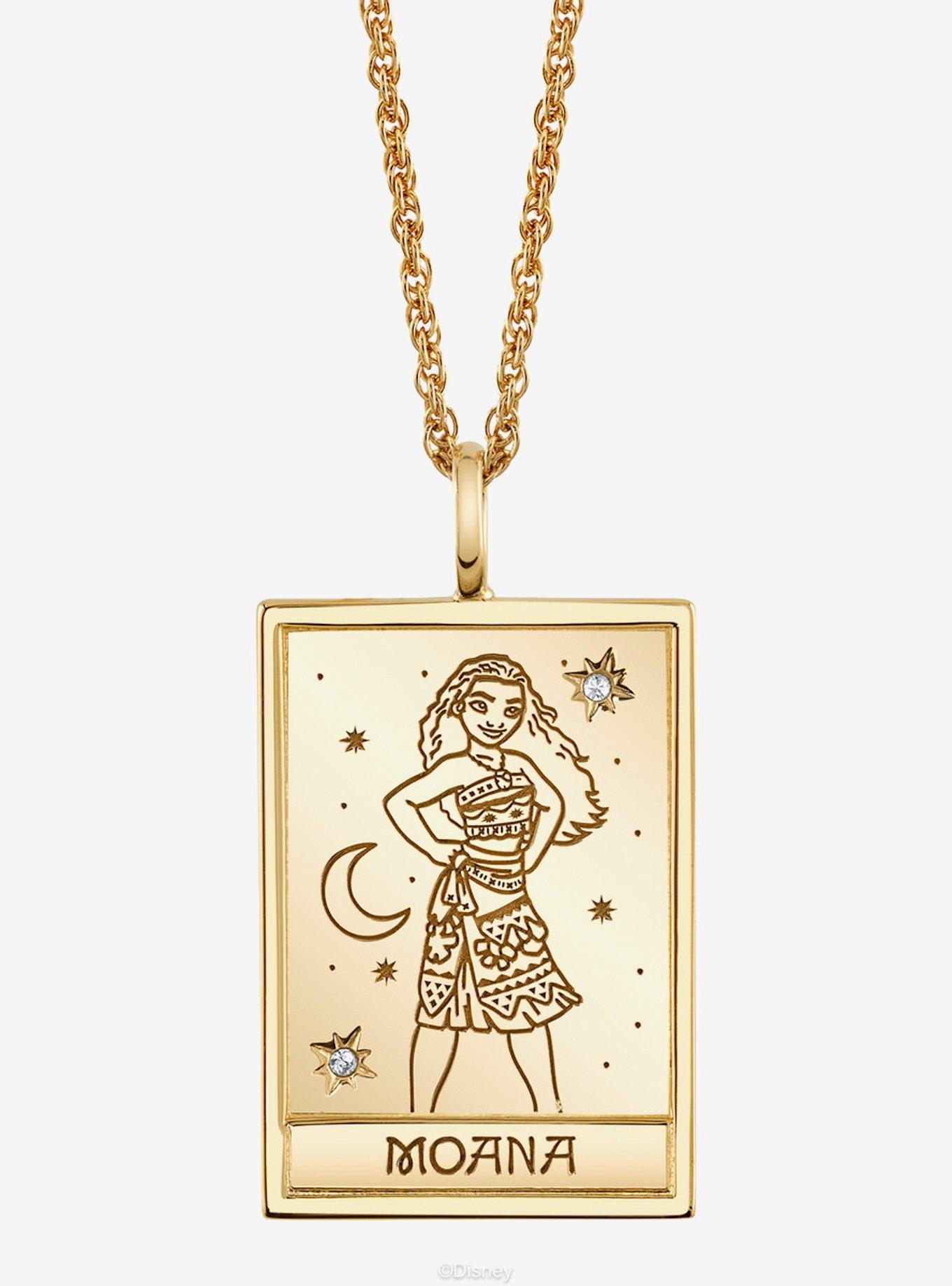 Disney x RockLove Moana Tablet Gold Plated Necklace