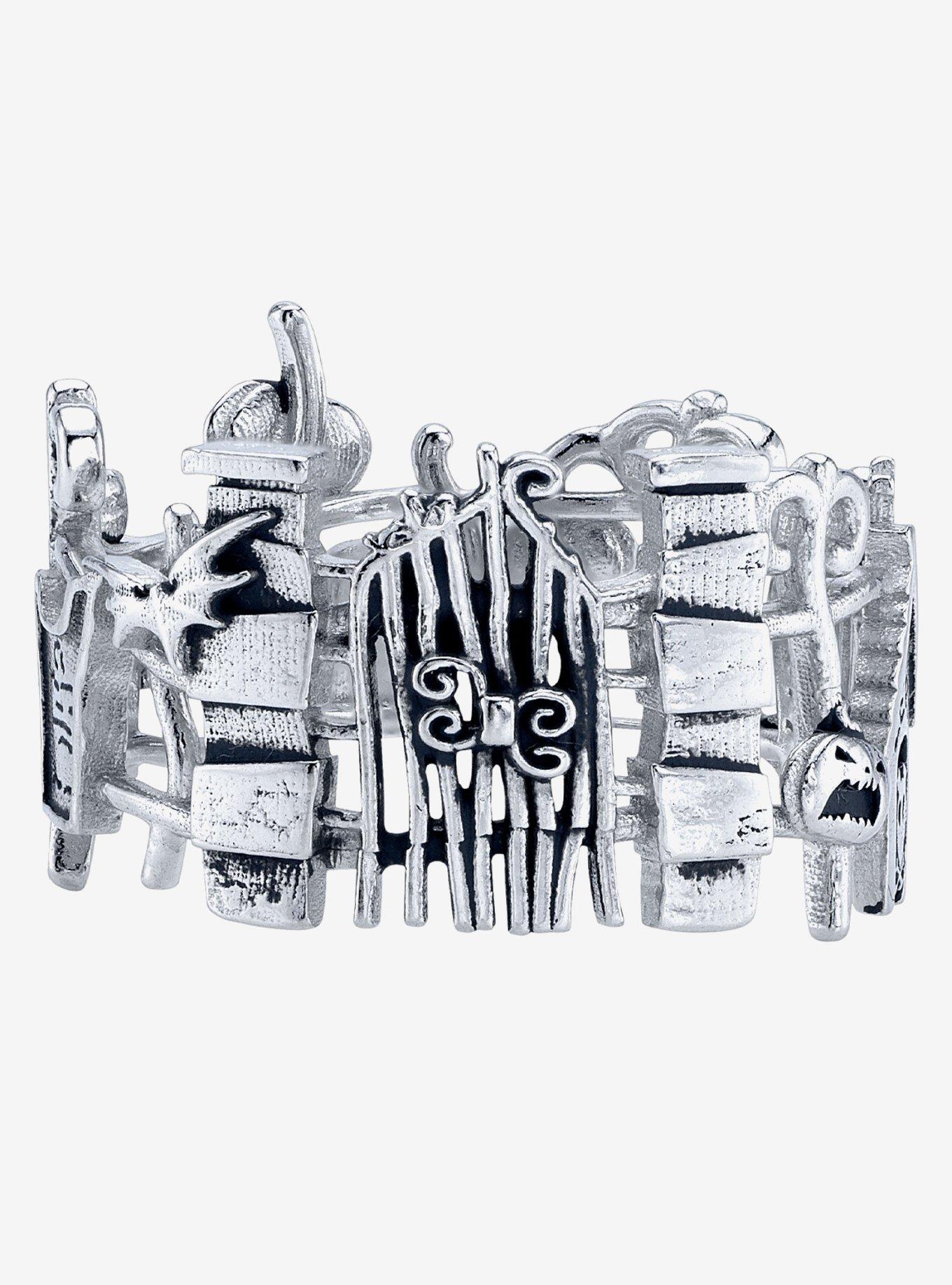 Disney x RockLove The Nightmare Before Christmas Eternal Love Tombstone Ring, , hi-res