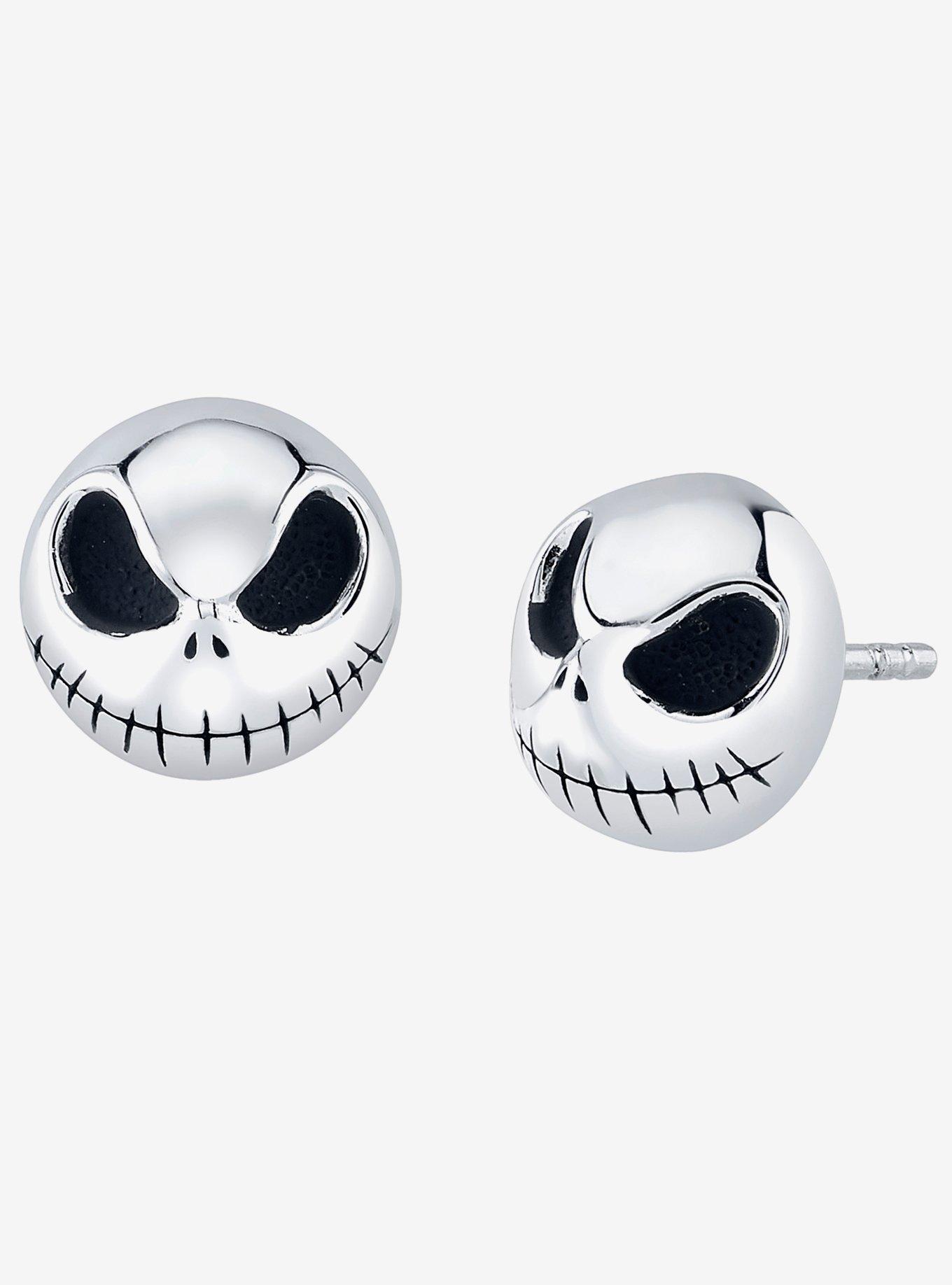 Disney x RockLove The Nightmare Before Christmas Jack Skellington Stud Earrings, , hi-res