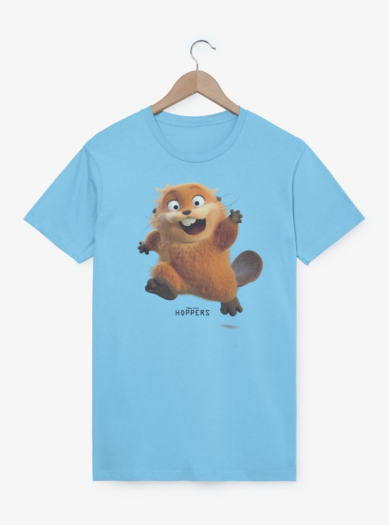 Disney Pixar Hoppers Happy Beaver T-Shirt, LT BLUE, hi-res view 1