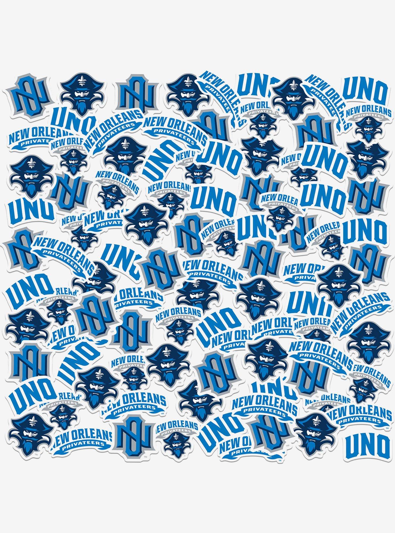 University of New Orleans Miscellaneous 100ct Sticker Pack, , hi-res