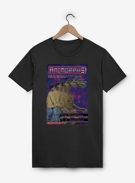 Animorphs The Prophecy Monster Book Cover T-Shirt - BLACK | BoxLunch