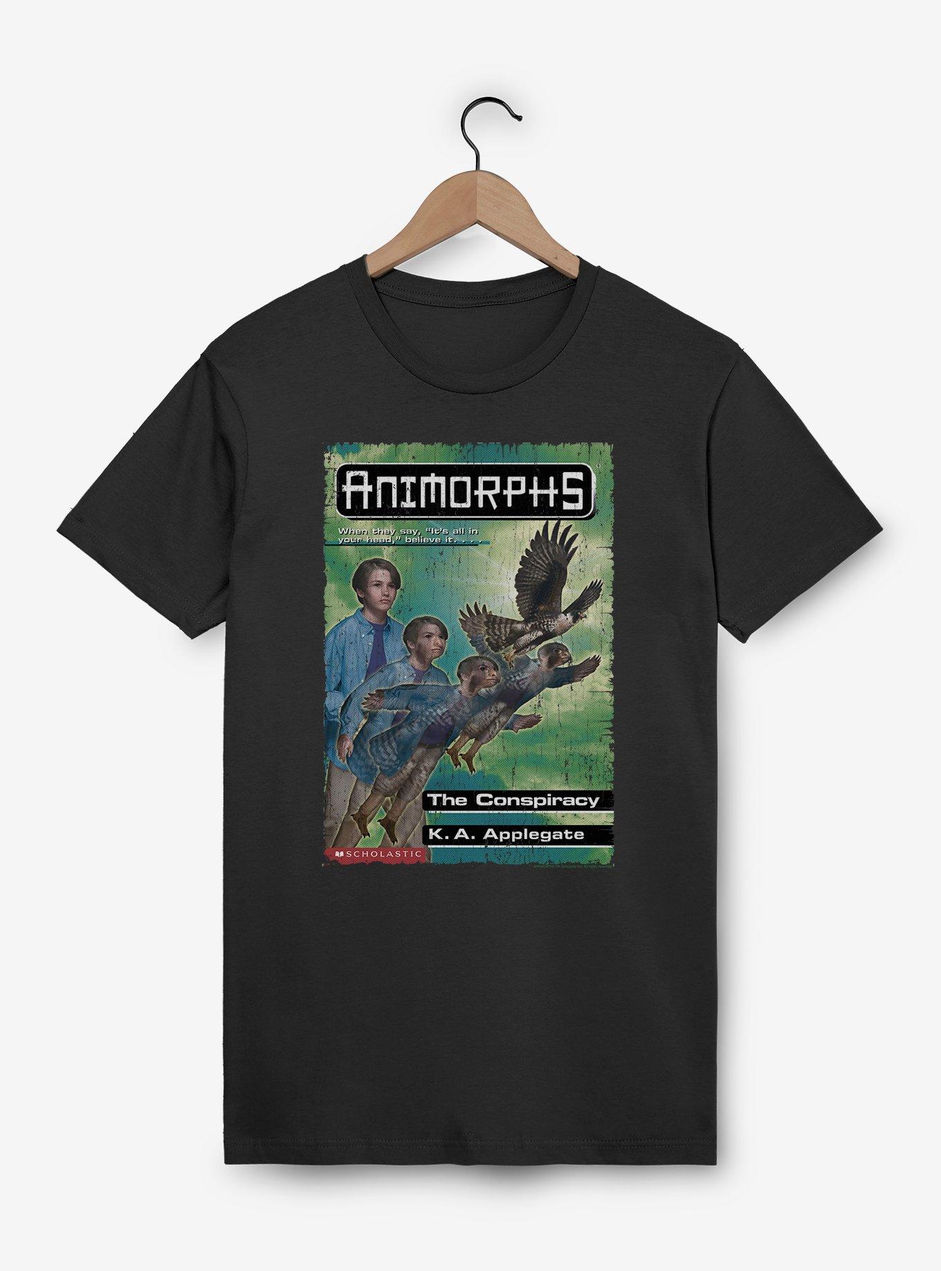 Animorphs The Conspiracy Falcon Book Cover T-Shirt, , hi-res