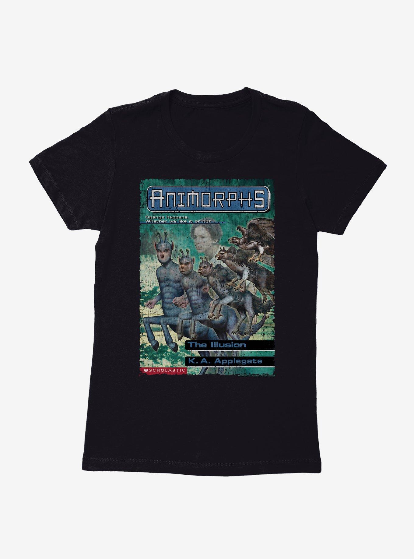 Animorphs The Illusion Alien Falcon Book Cover Womens T-Shirt