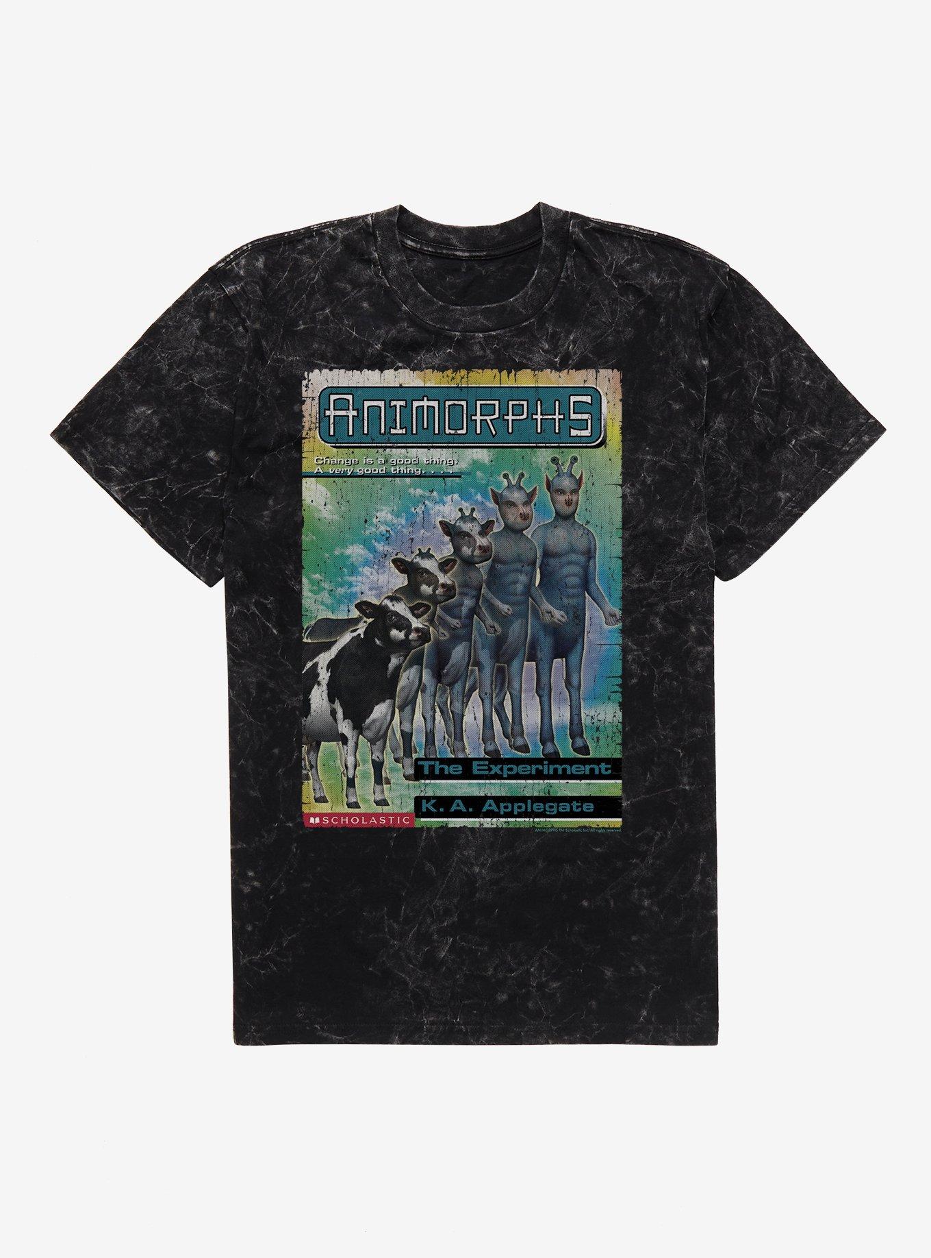 Animorphs The Experiment Alien Cow Book Cover Mineral Wash T-Shirt