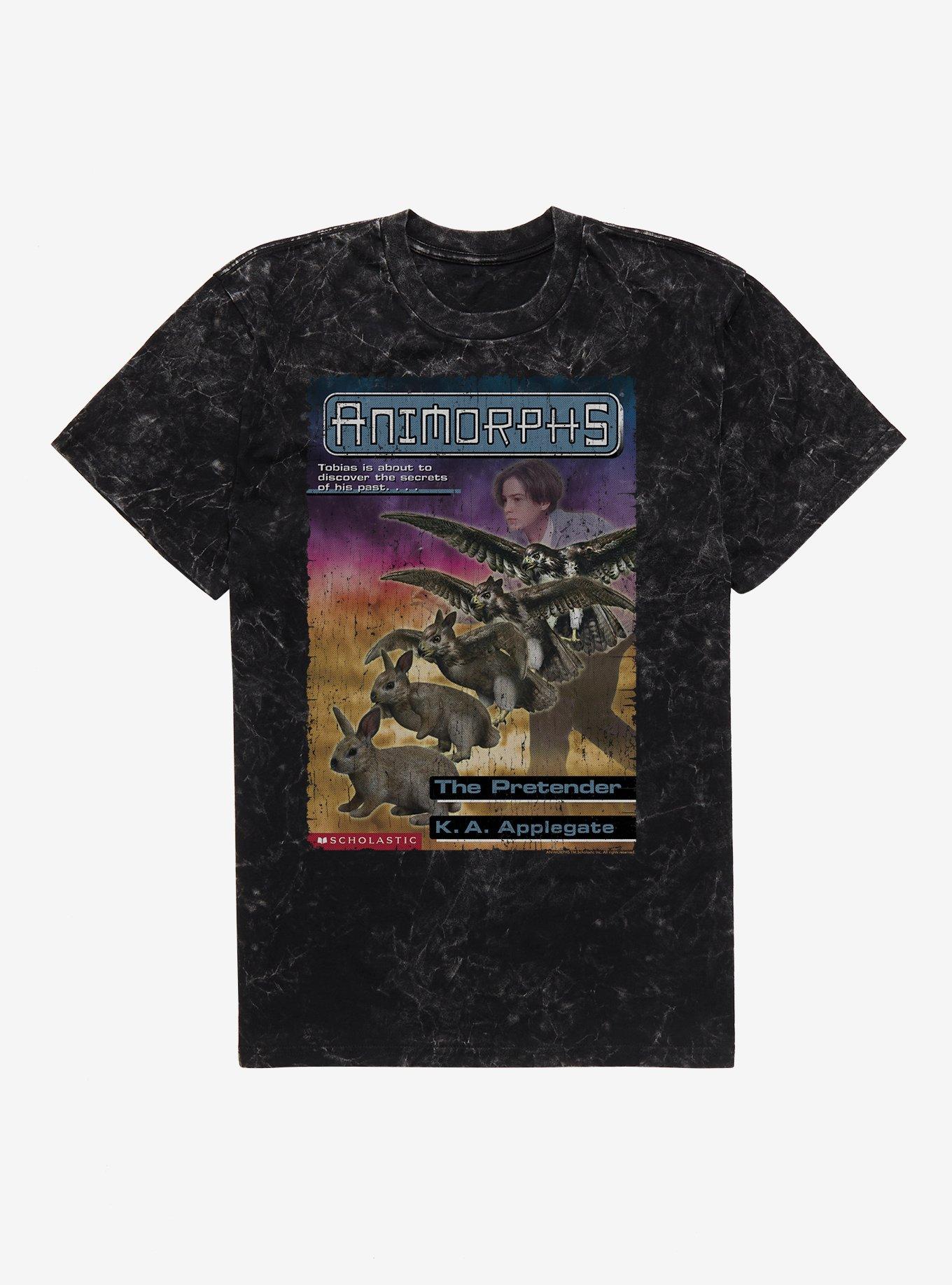 Animorphs The Pretender Rabbit Book Cover Mineral Wash T-Shirt, , hi-res