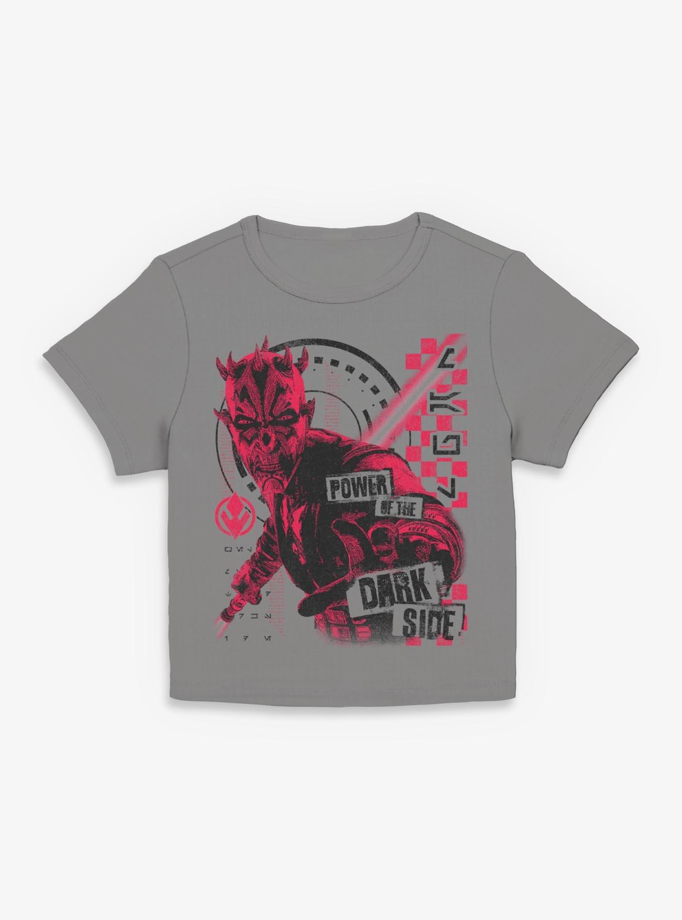 Star Wars: Maul Shadow Lord Power Of The Dark Side Girls Baby Tee Hot Topic Exclusive, , hi-res