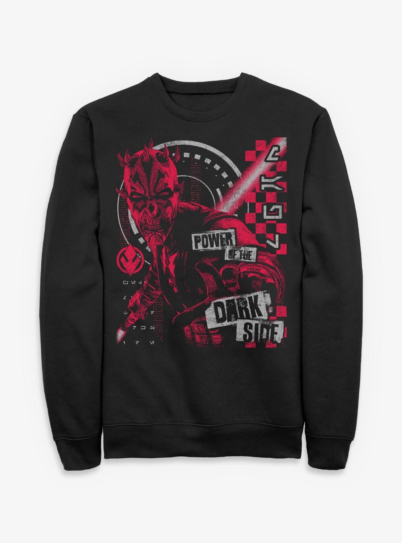 Star Wars: Maul Shadow Lord Power Of The Dark Side Sweatshirt Hot Topic Exclusive, , hi-res