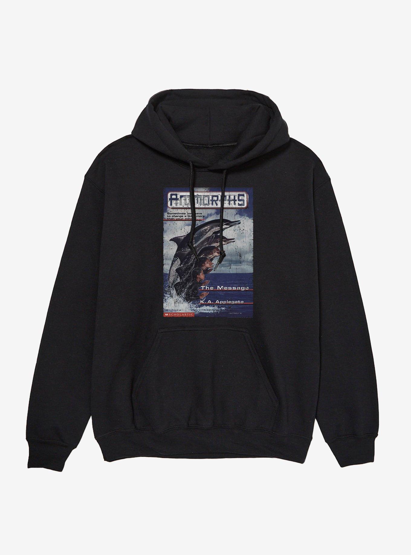 Animorphs The Message Dolphin Book Cover Hoodie
