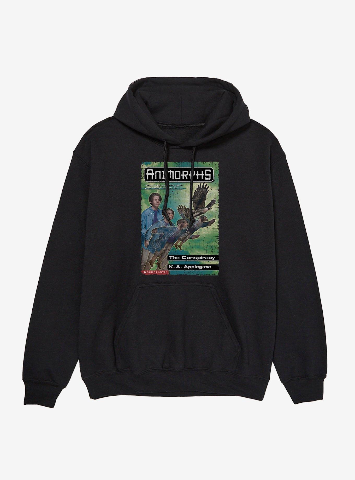 Animorphs The Conspiracy Falcon Book Cover Hoodie, , hi-res