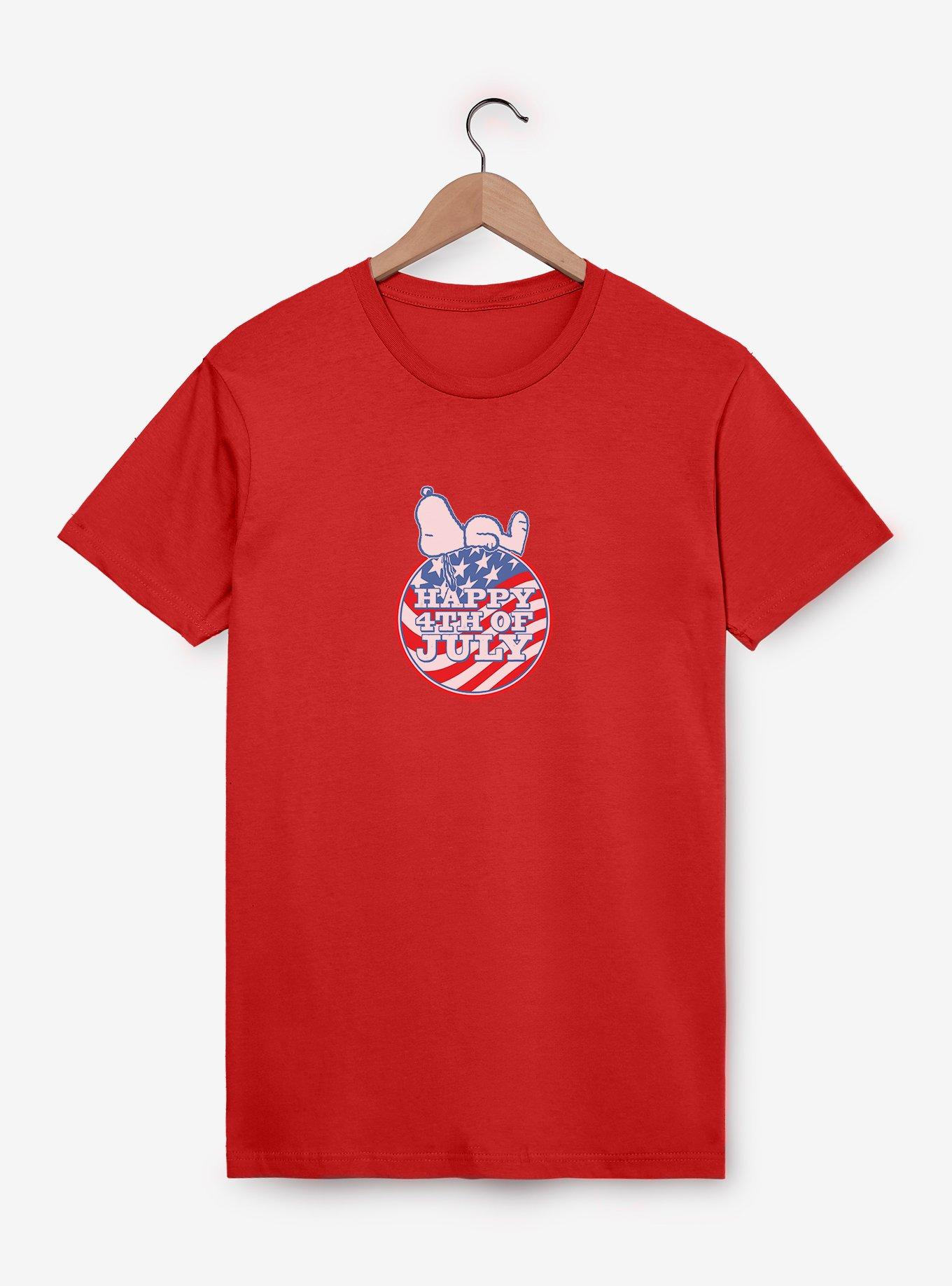 Peanuts Snoopy Happy 4th Of July T-Shirt