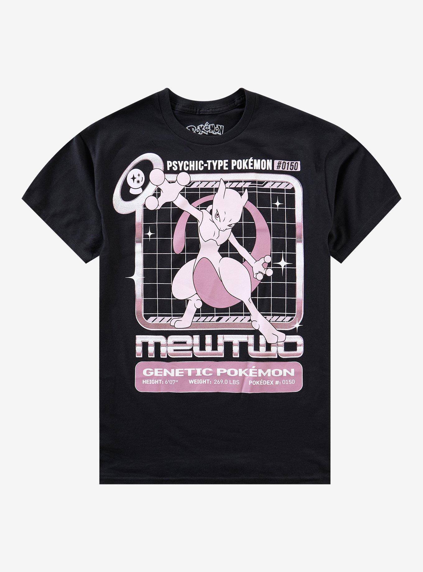 Pok&eacute;mon Mewtwo Stats T-Shirt, , hi-res