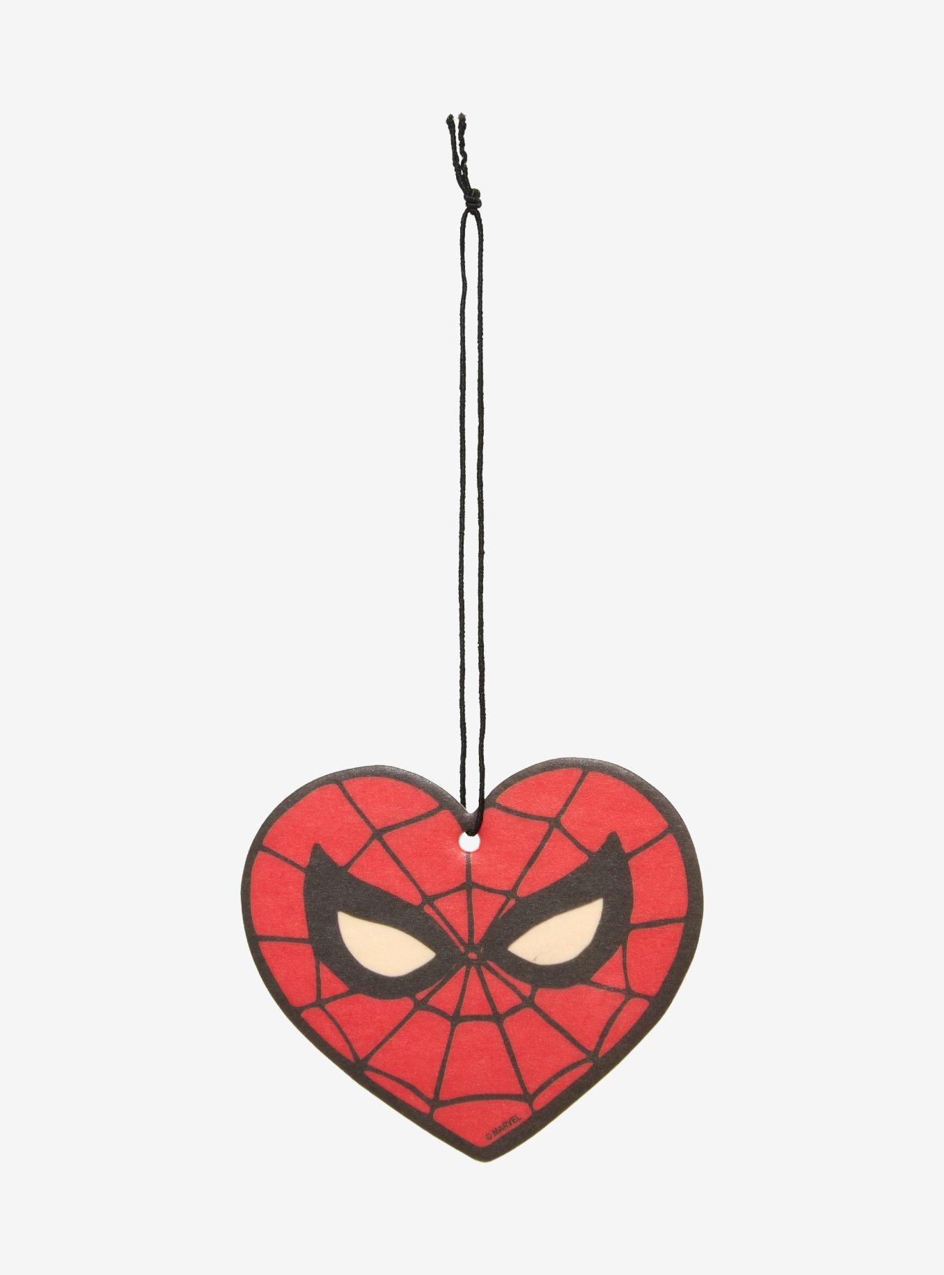 Marvel Spider-Man Heart Strawberry Scented Air Freshener &mdash; BoxLunch Exclusive, , hi-res