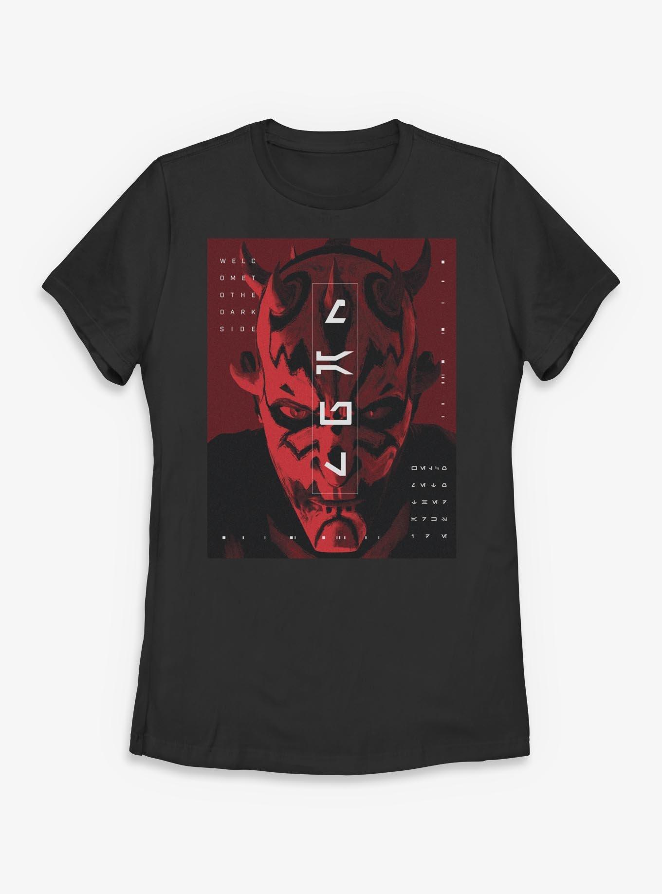 Star Wars: Maul - Shadow Lord Welcome To The Dark Side Womens T-Shirt, BLACK, hi-res view 1