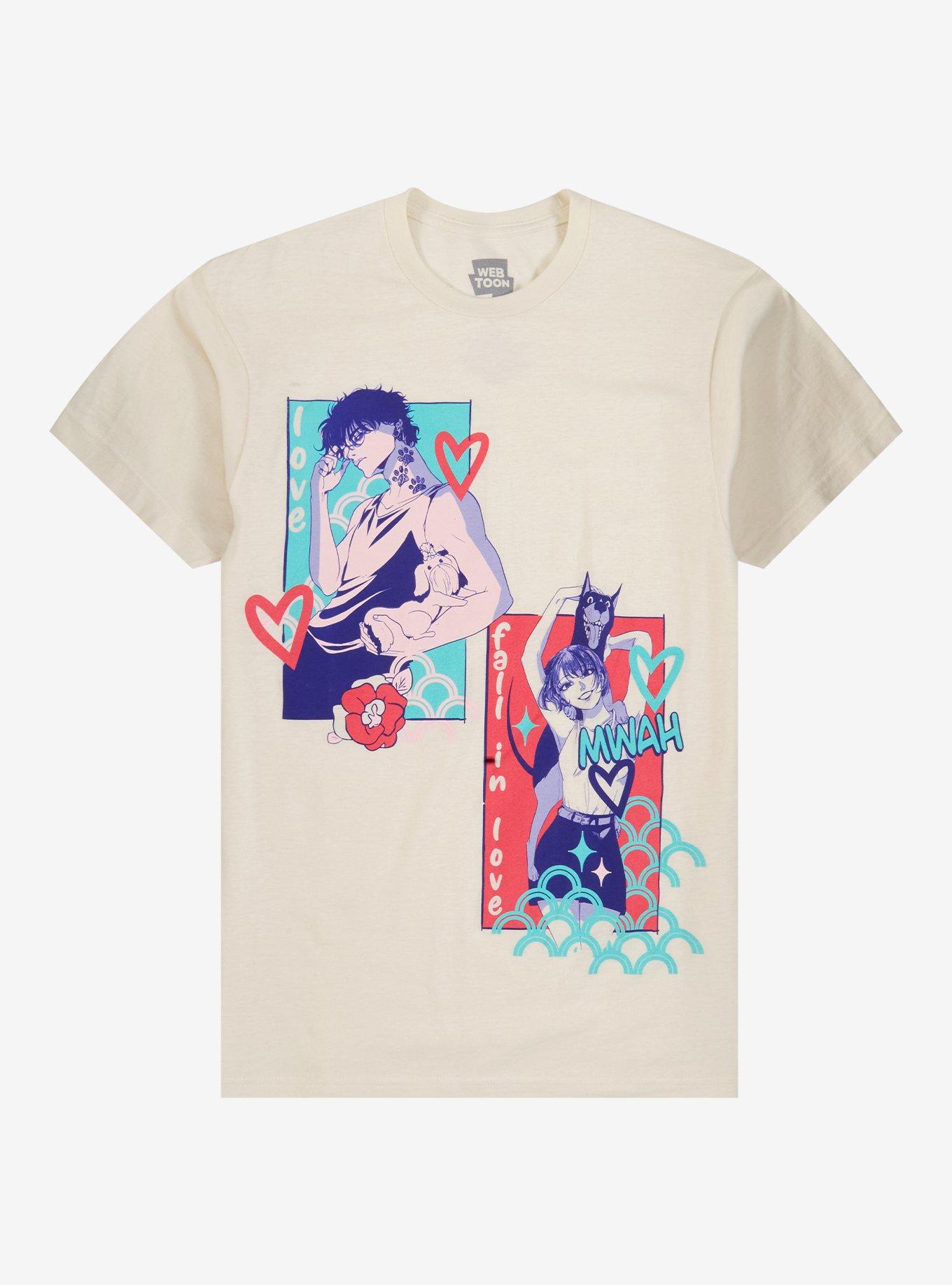 WEBTOON Love 4 A Walk Tonal Panels T-Shirt