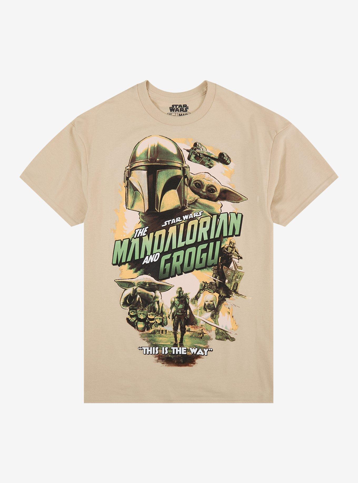 Star Wars The Mandalorian And Grogu Poster T-Shirt | Hot Topic