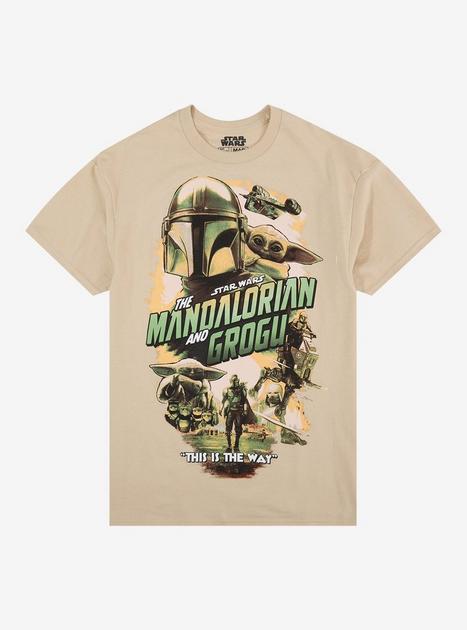 【完全非売品】THE MANDALORIAN AND GROGU Tシャツ M Star Wars The Mandalorian And Grogu Poster T-Shirt | Hot Topic