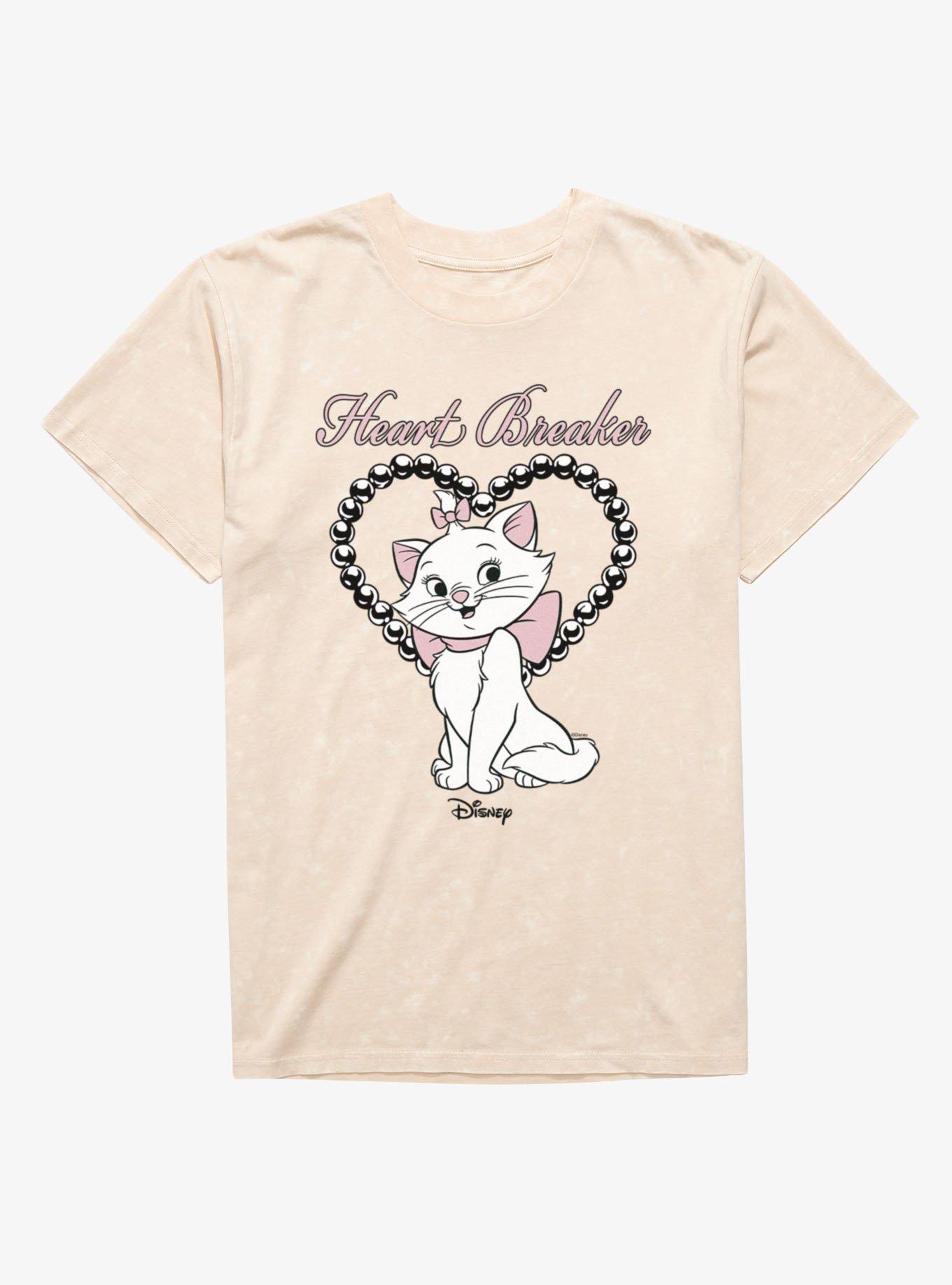 Disney The Aristocats Marie Heart Breaker Mineral Wash T-Shirt, , hi-res